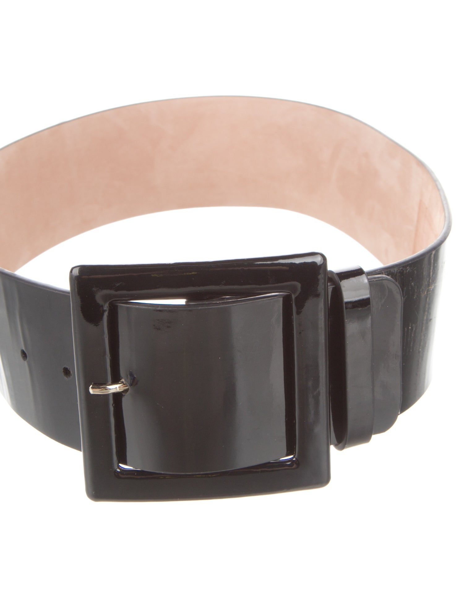 Carolina Herrera Wide Patent Leather Waist Belt