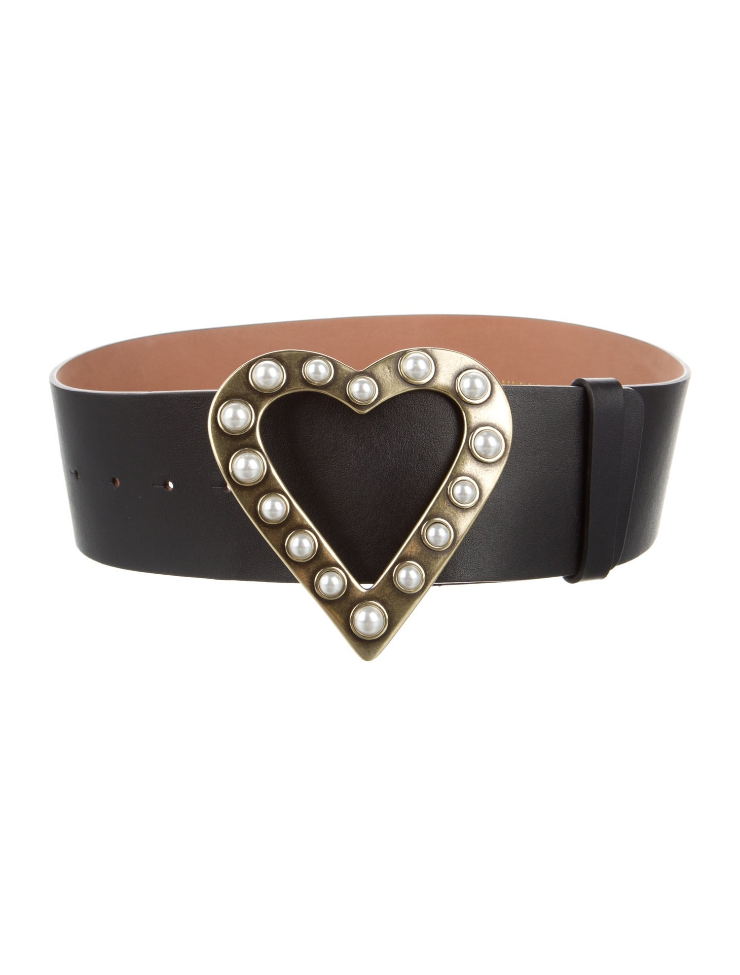 Carolina Herrera Wide Leather Waist Belt