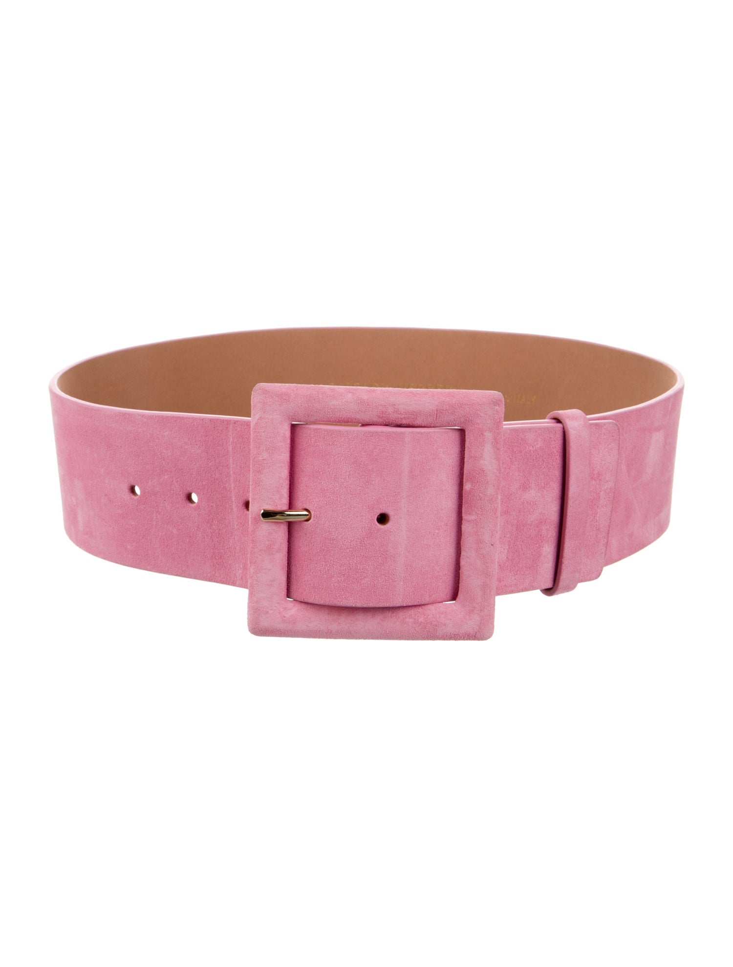 Carolina Herrera Wide Suede Waist Belt