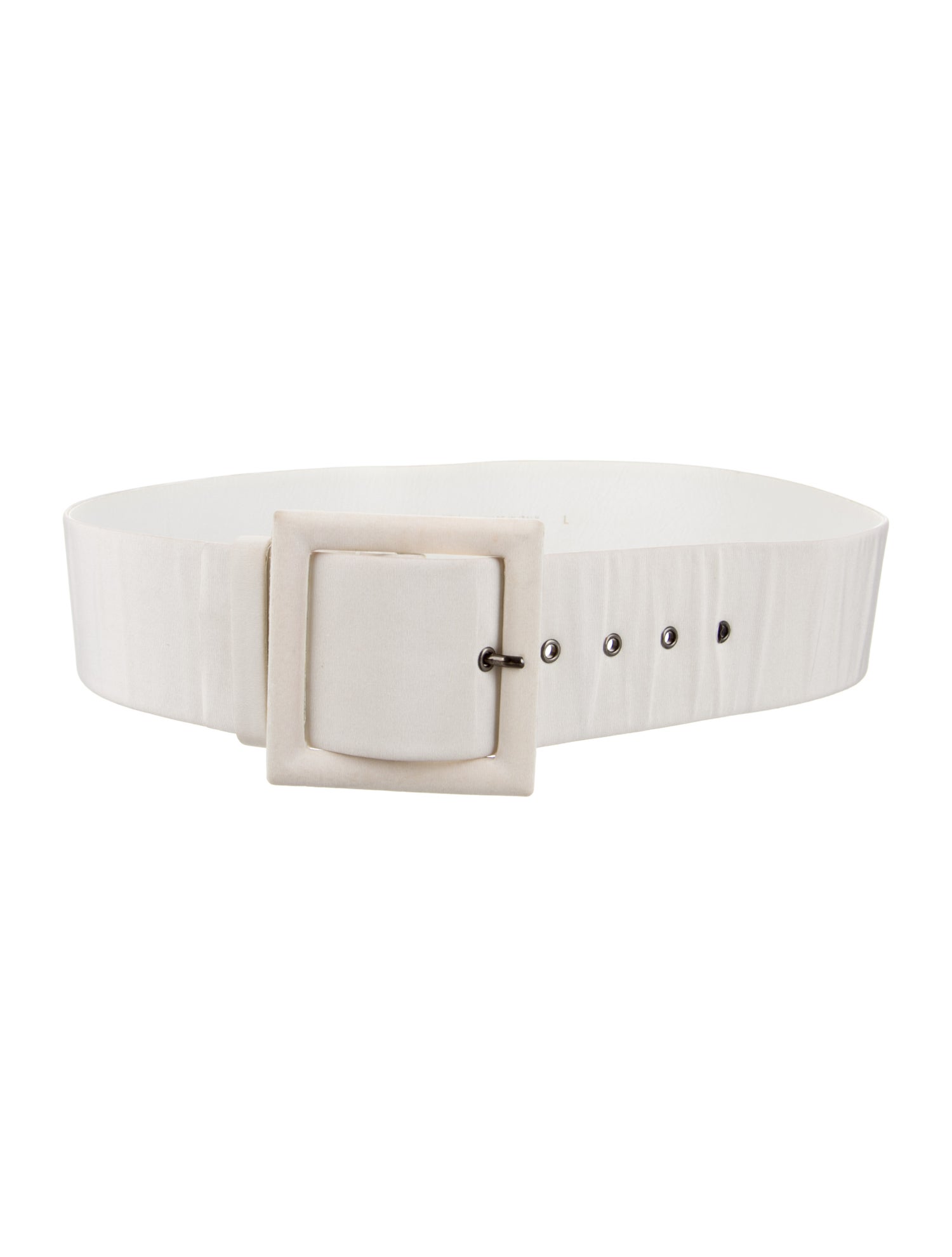 Carolina Herrera Wide Satin Waist Belt