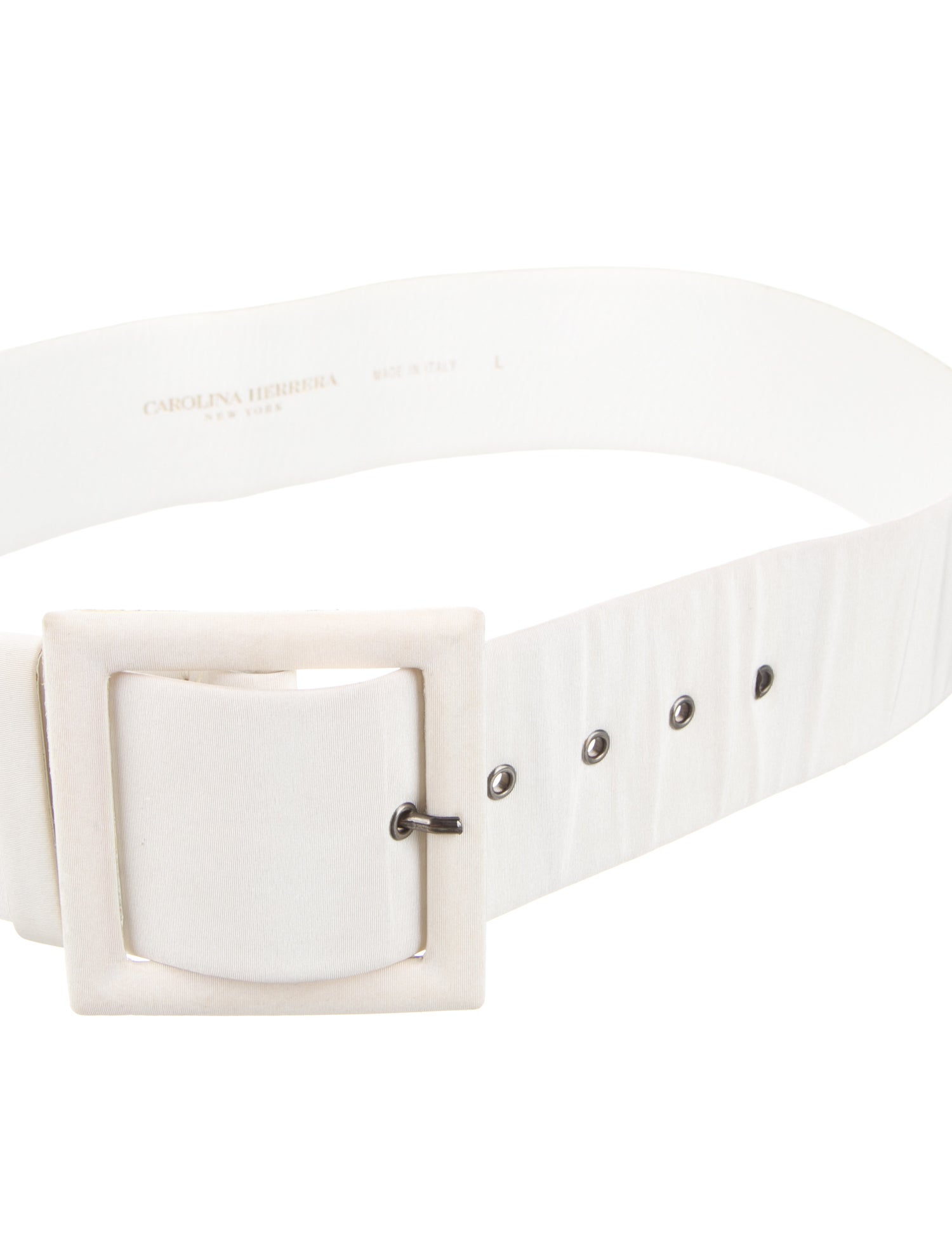Carolina Herrera Wide Satin Waist Belt