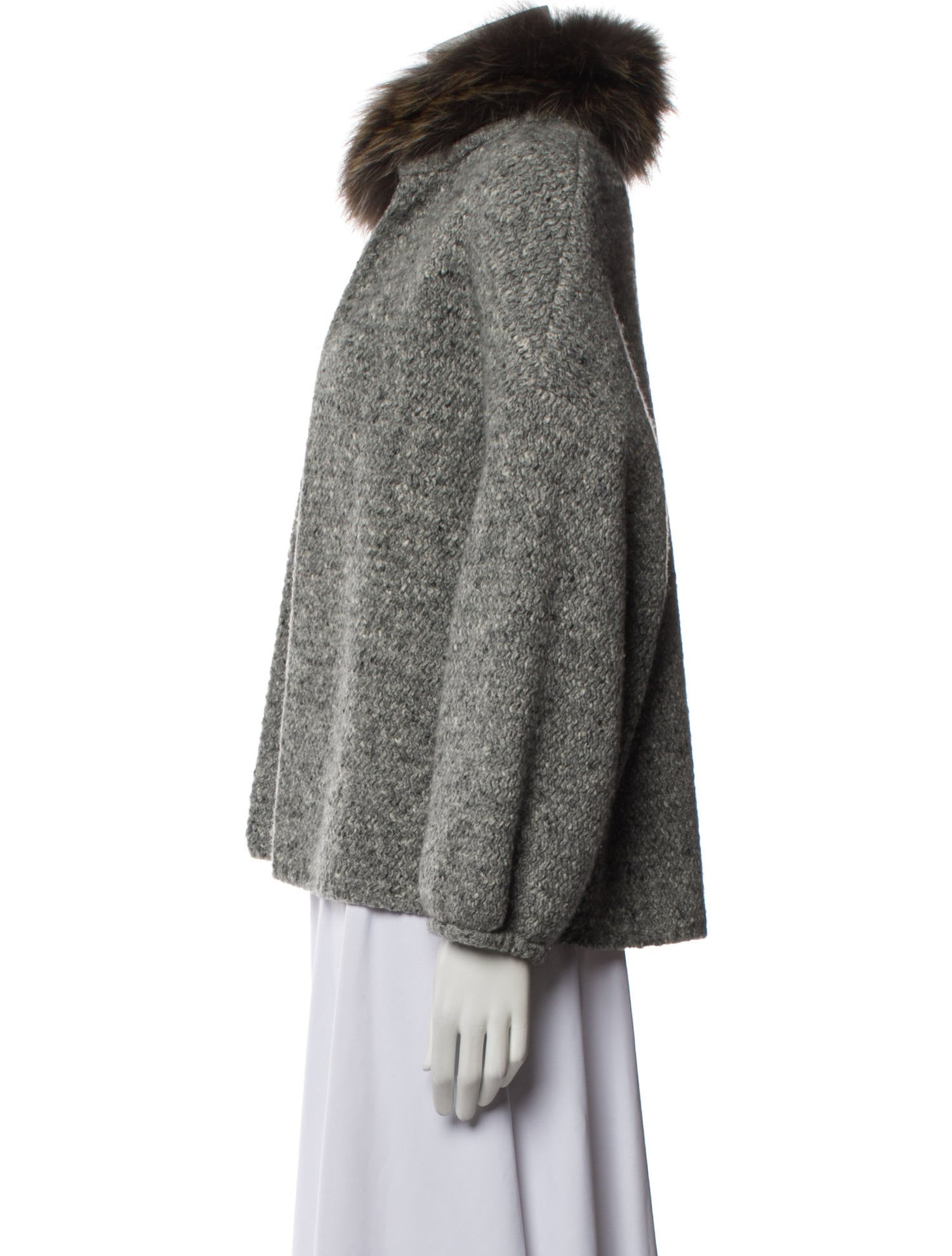 Carolina Herrera Virgin Wool Fur Jacket