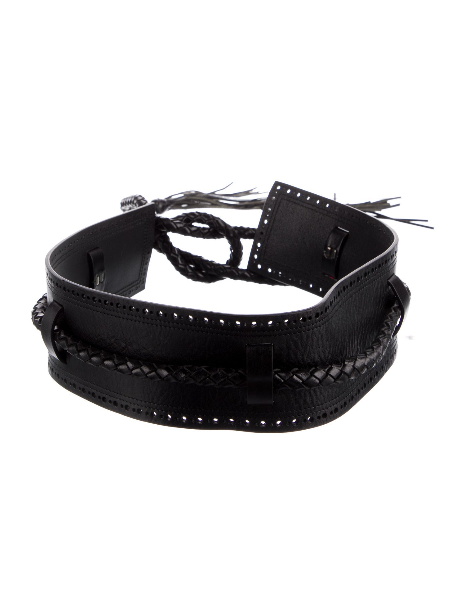Carolina Herrera Wide Leather Waist Belt