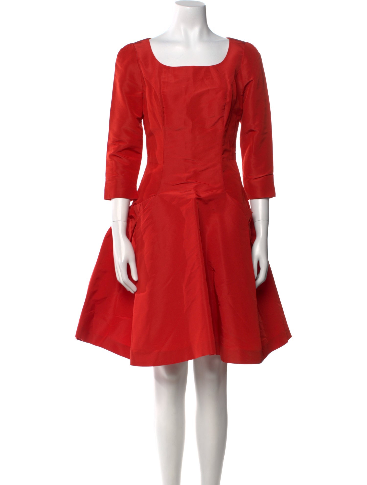 Carolina Herrera Silk Knee-Length Dress