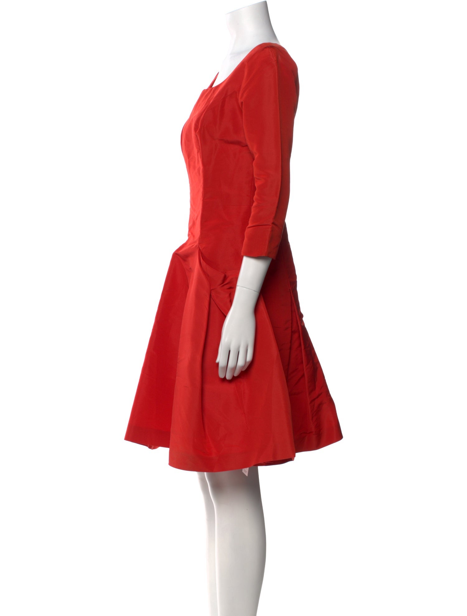 Carolina Herrera Silk Knee-Length Dress