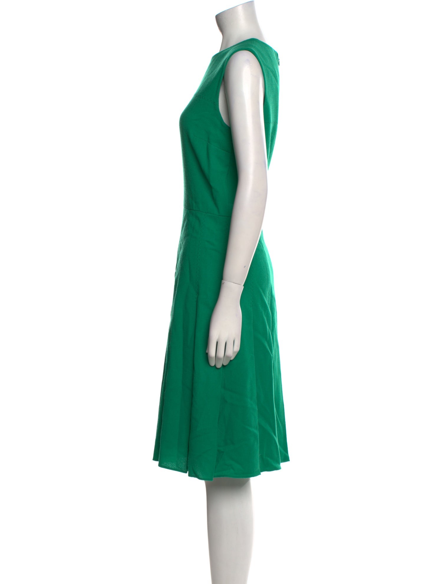 Carolina Herrera Wool Knee-Length Dress