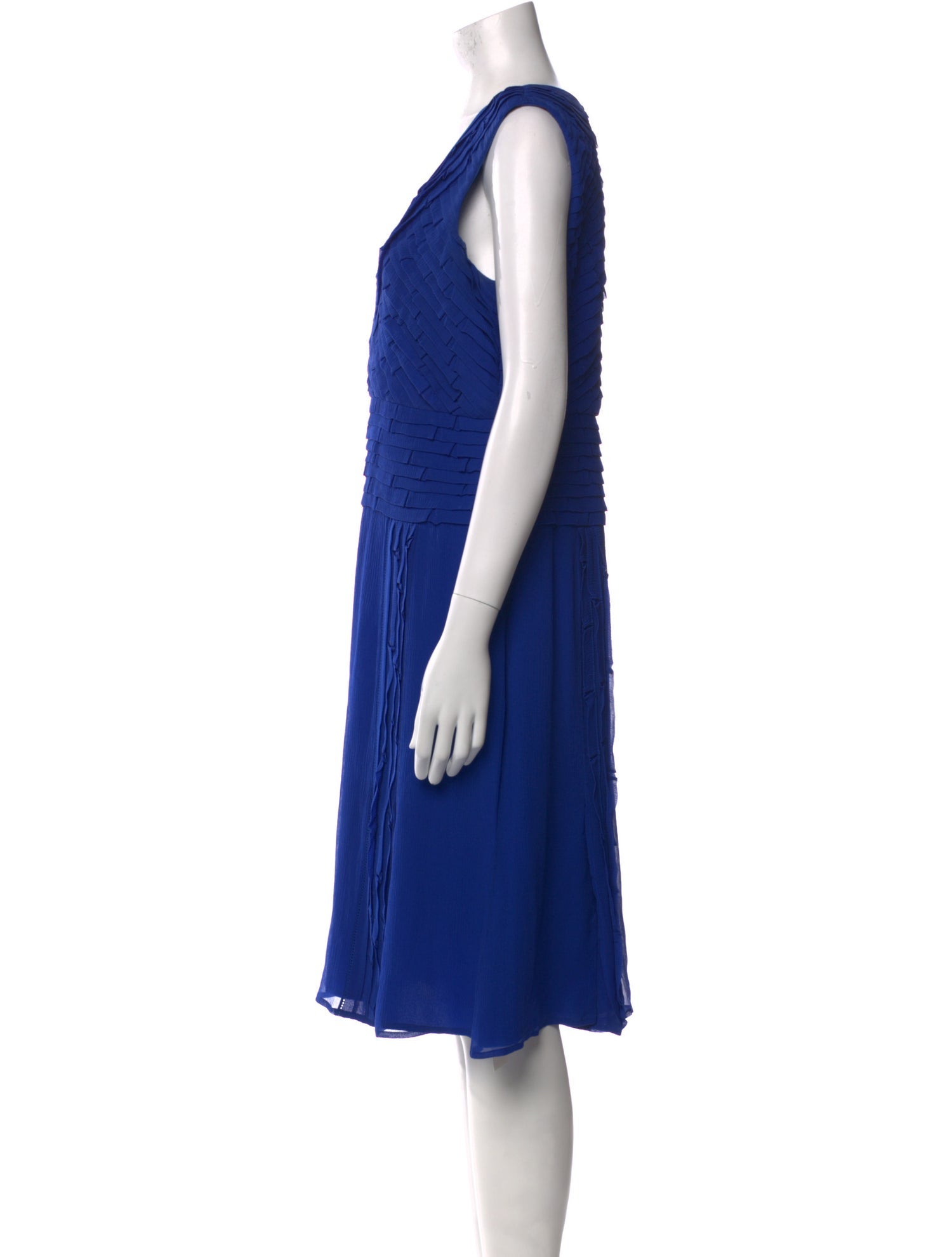 Carolina Herrera Silk Midi Length Dress