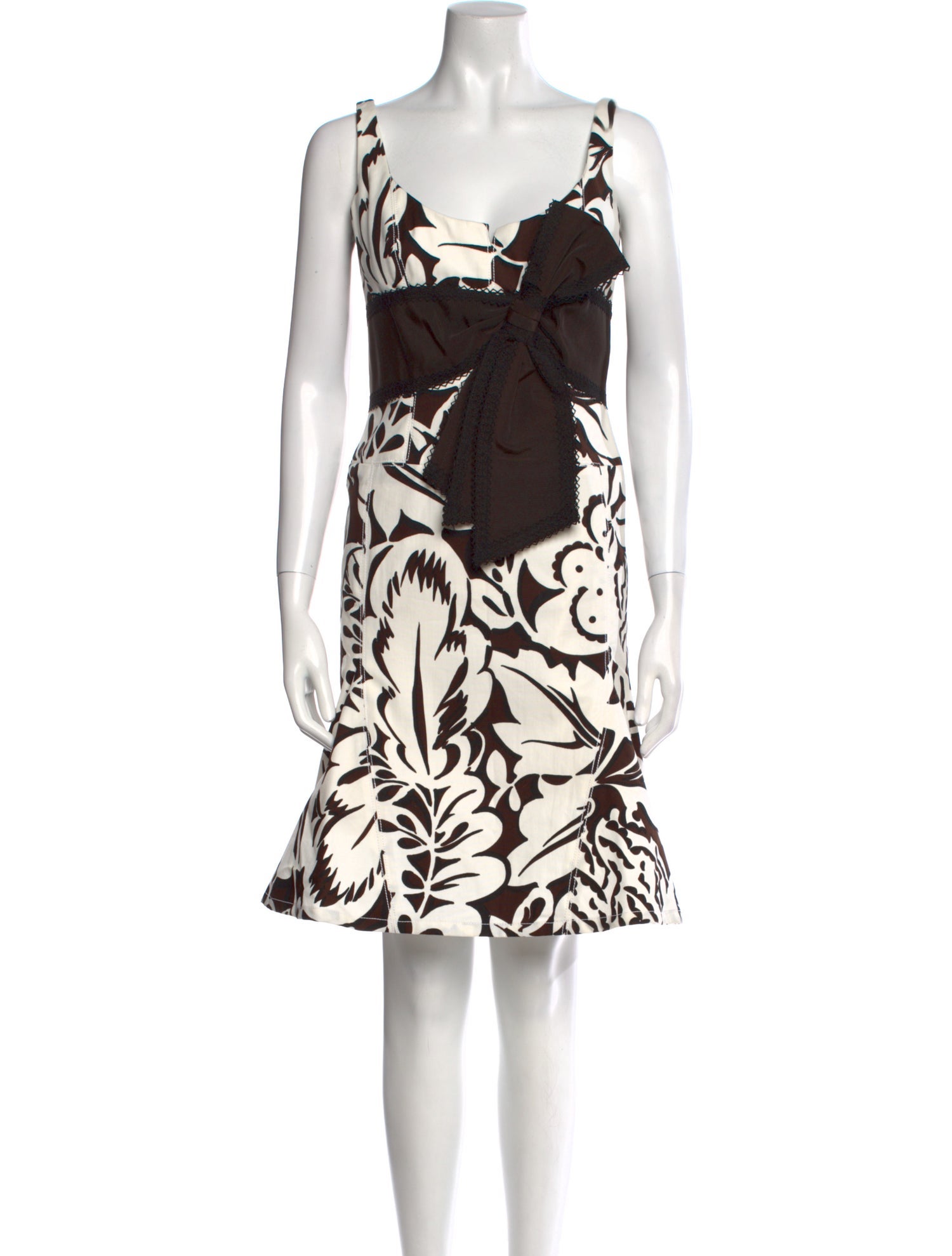 Carolina Herrera Vintage Knee-Length Dress