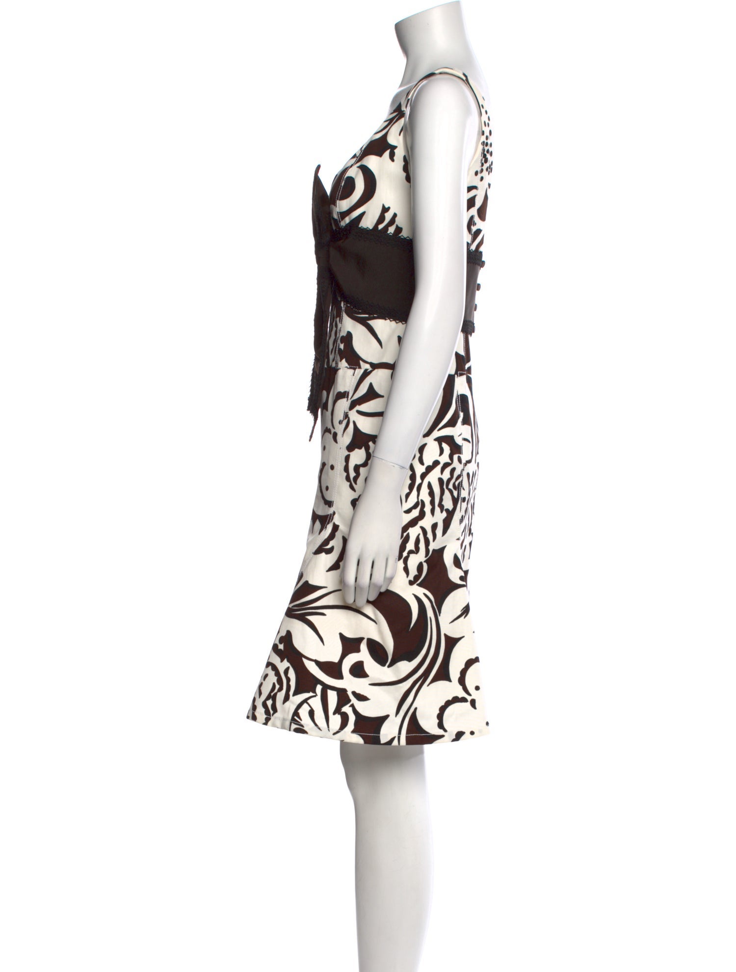 Carolina Herrera Vintage Knee-Length Dress