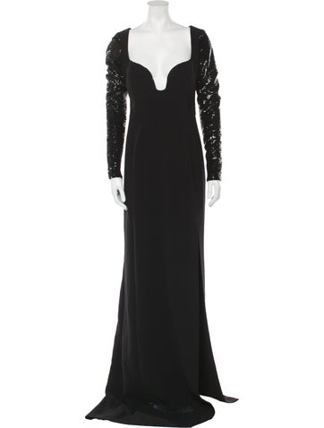 Carolina Herrera Dresses V-Neck Long Dress XS