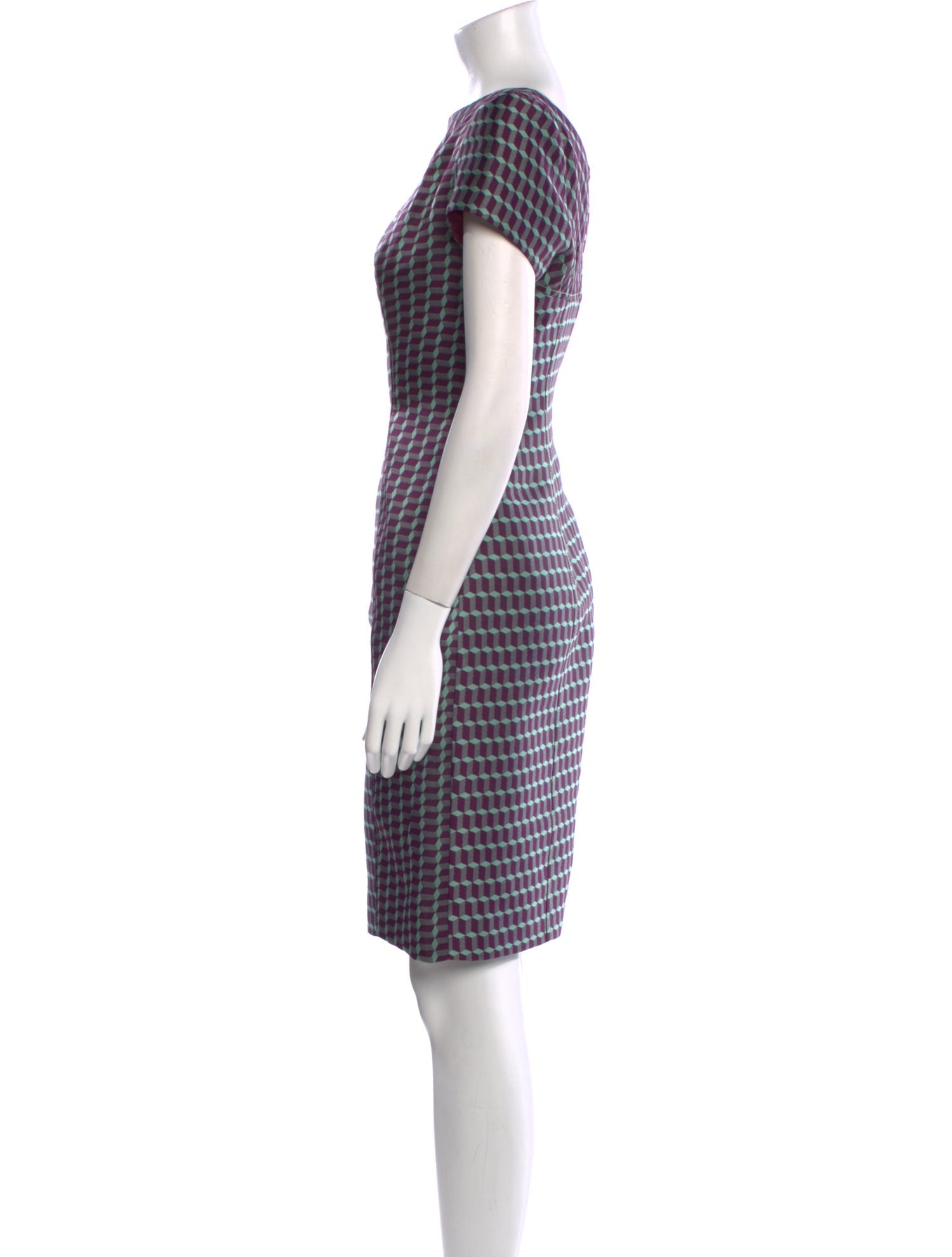 Carolina Herrera Virgin Wool Knee-Length Dress