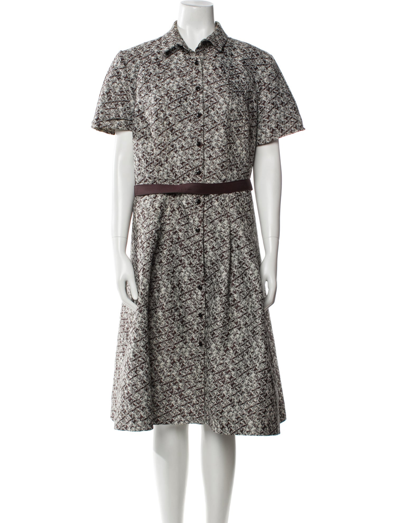 Carolina Herrera Printed Knee-Length Dress