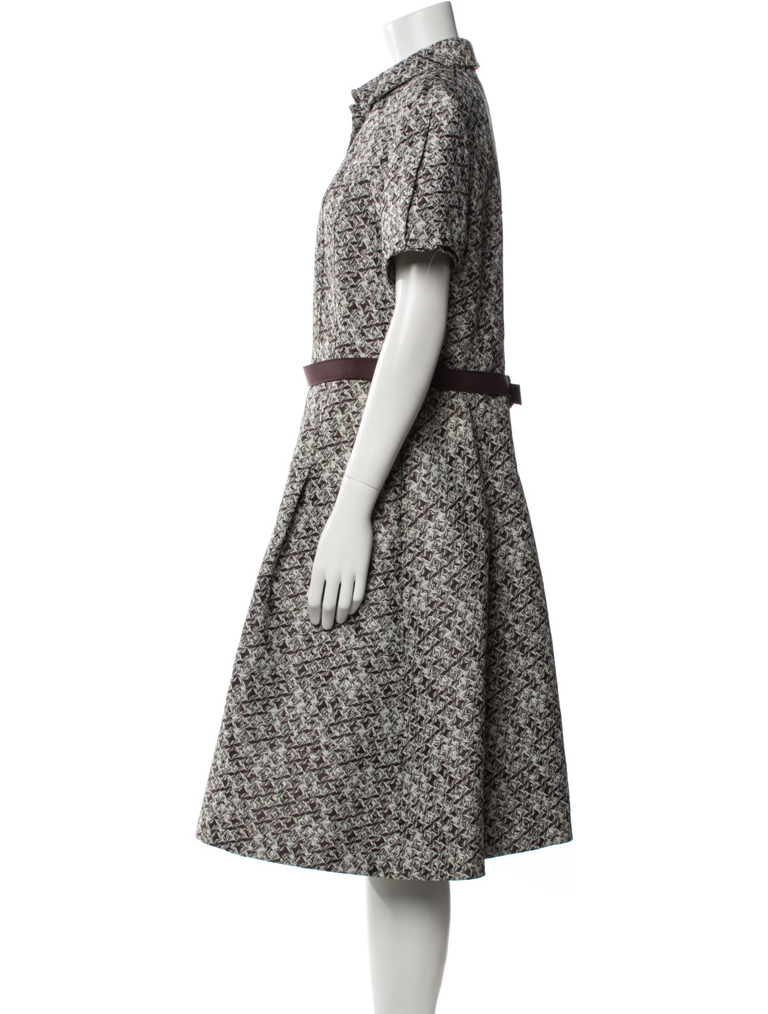 Carolina Herrera Printed Knee-Length Dress