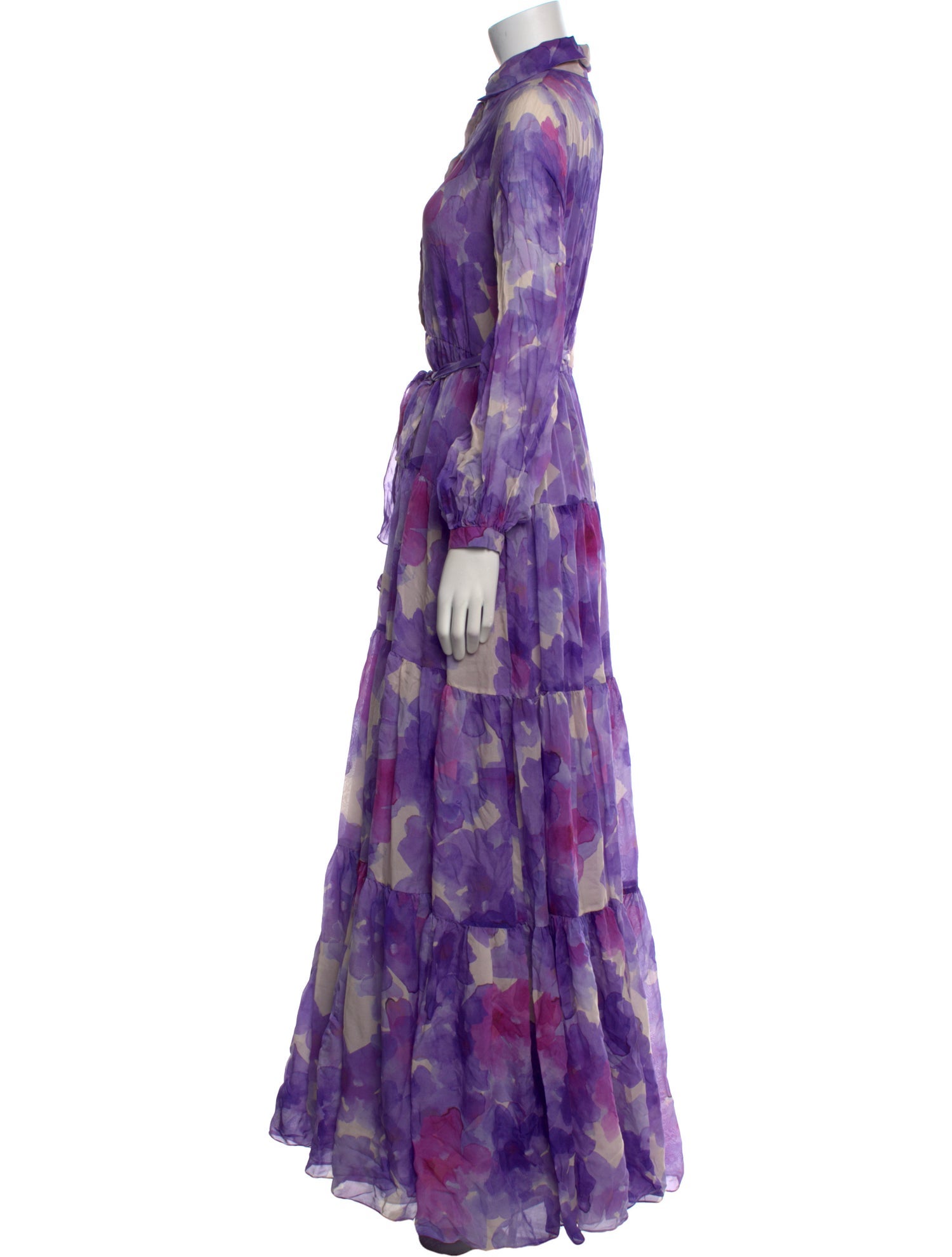 Carolina Herrera Silk Long Dress