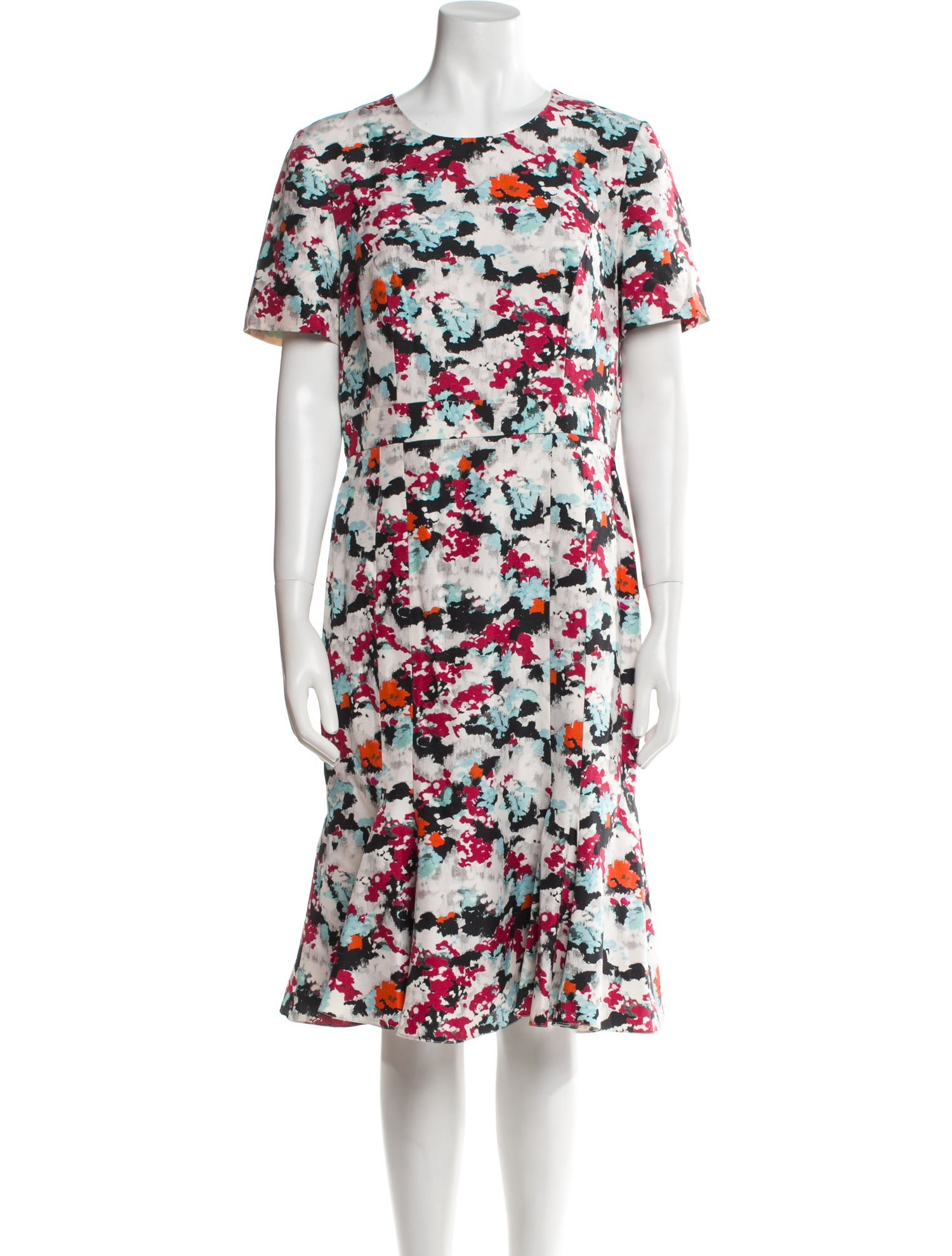 Carolina Herrera Silk Midi Length Dress