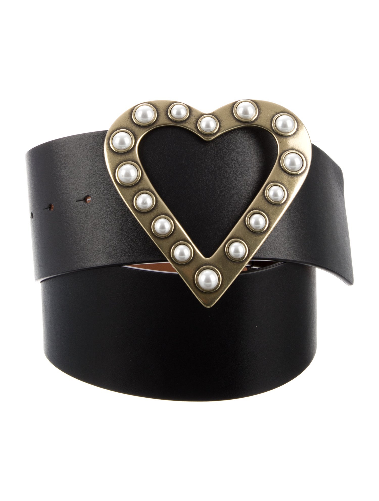 Carolina Herrera Wide Leather Belt