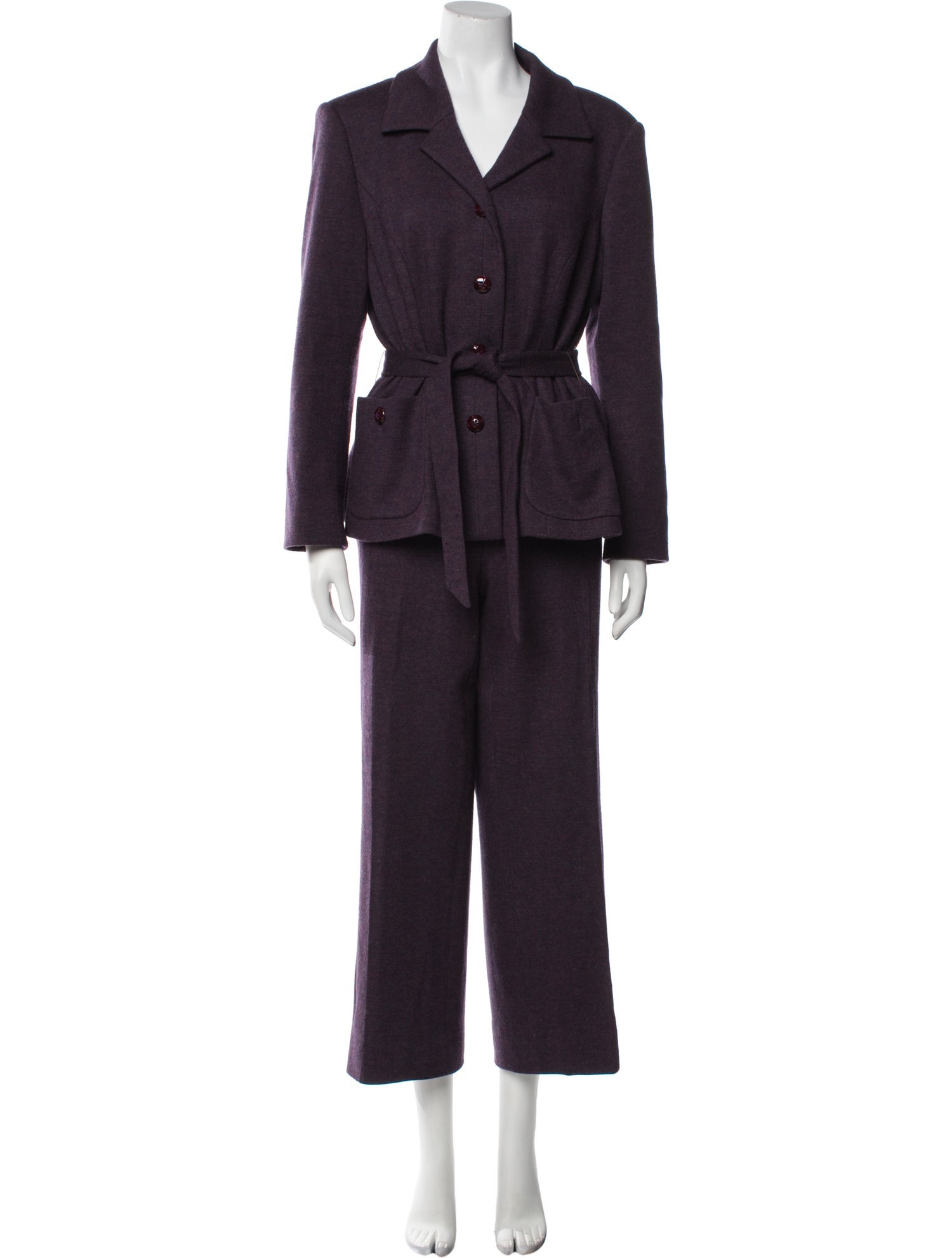 Carolina Herrera Wool Pant Set