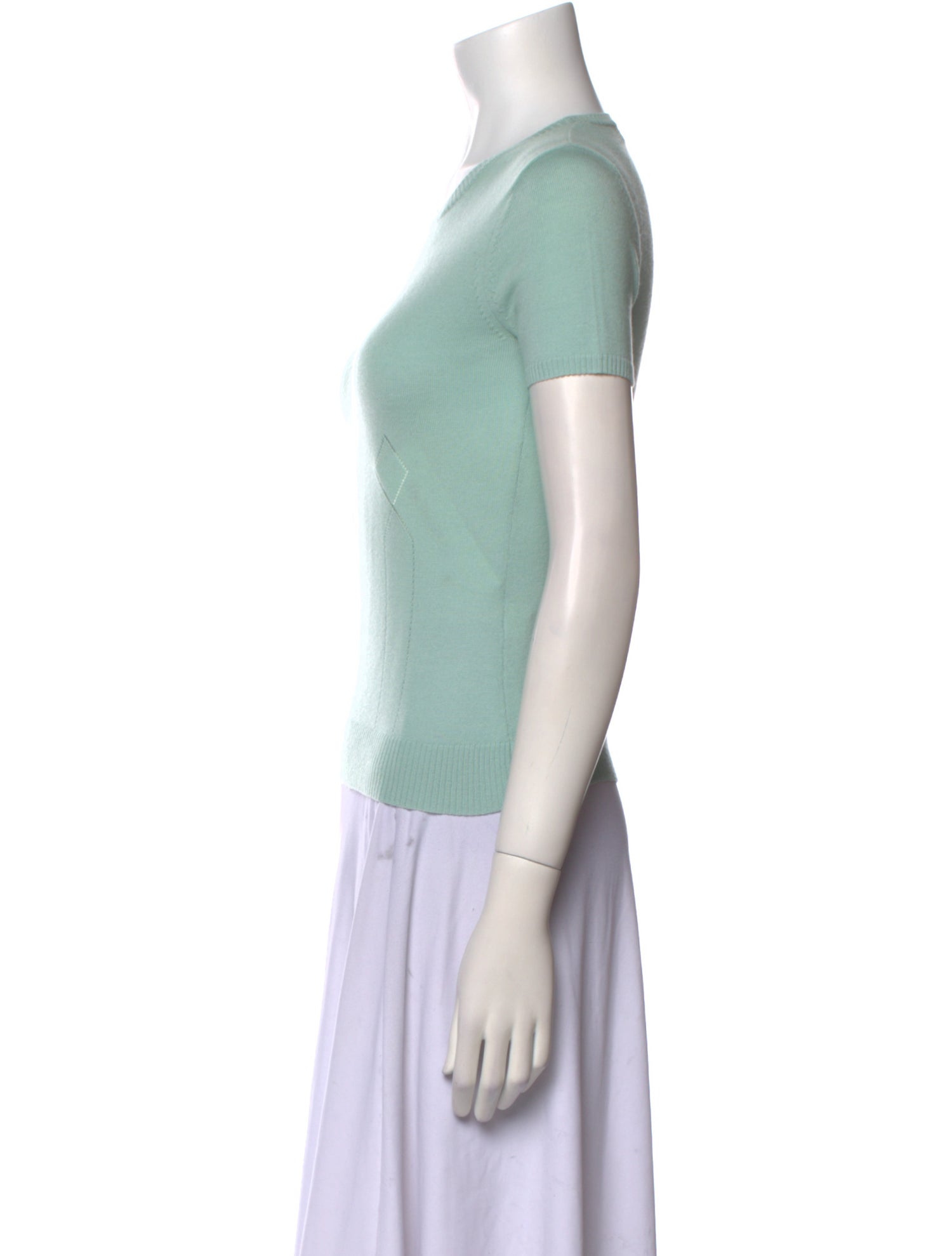 Carolina Herrera Vintage Crew Neck T-Shirt