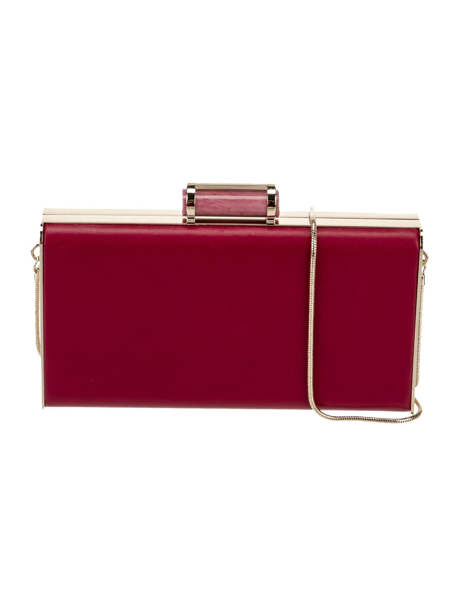 Carolina Herrera Leather Minaudière