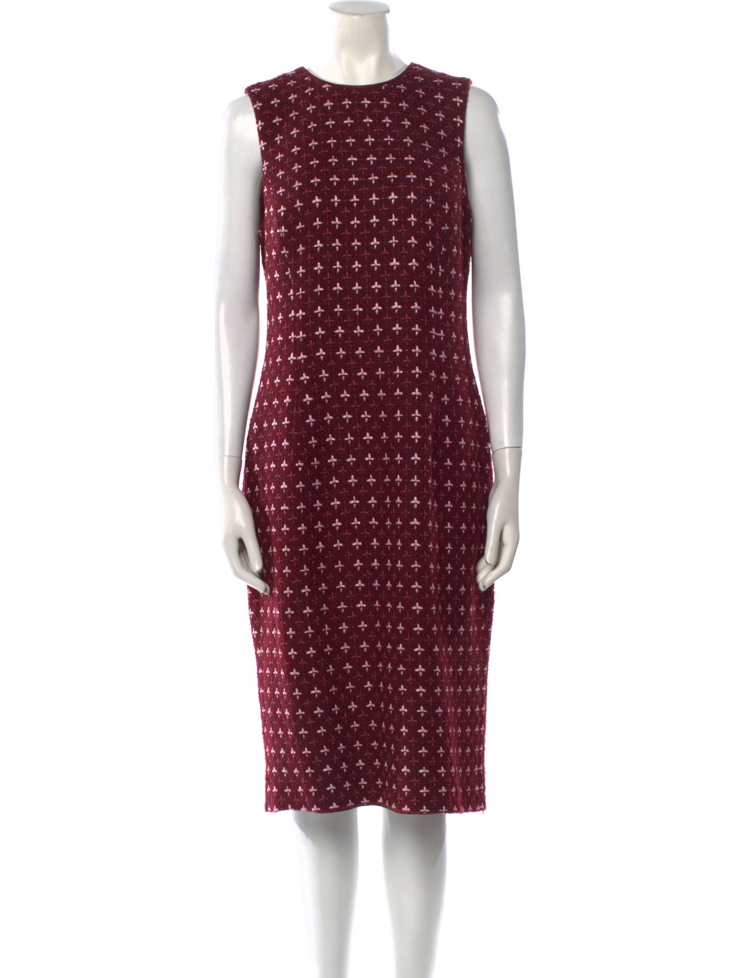 Carolina Herrera Printed Midi Length Dress