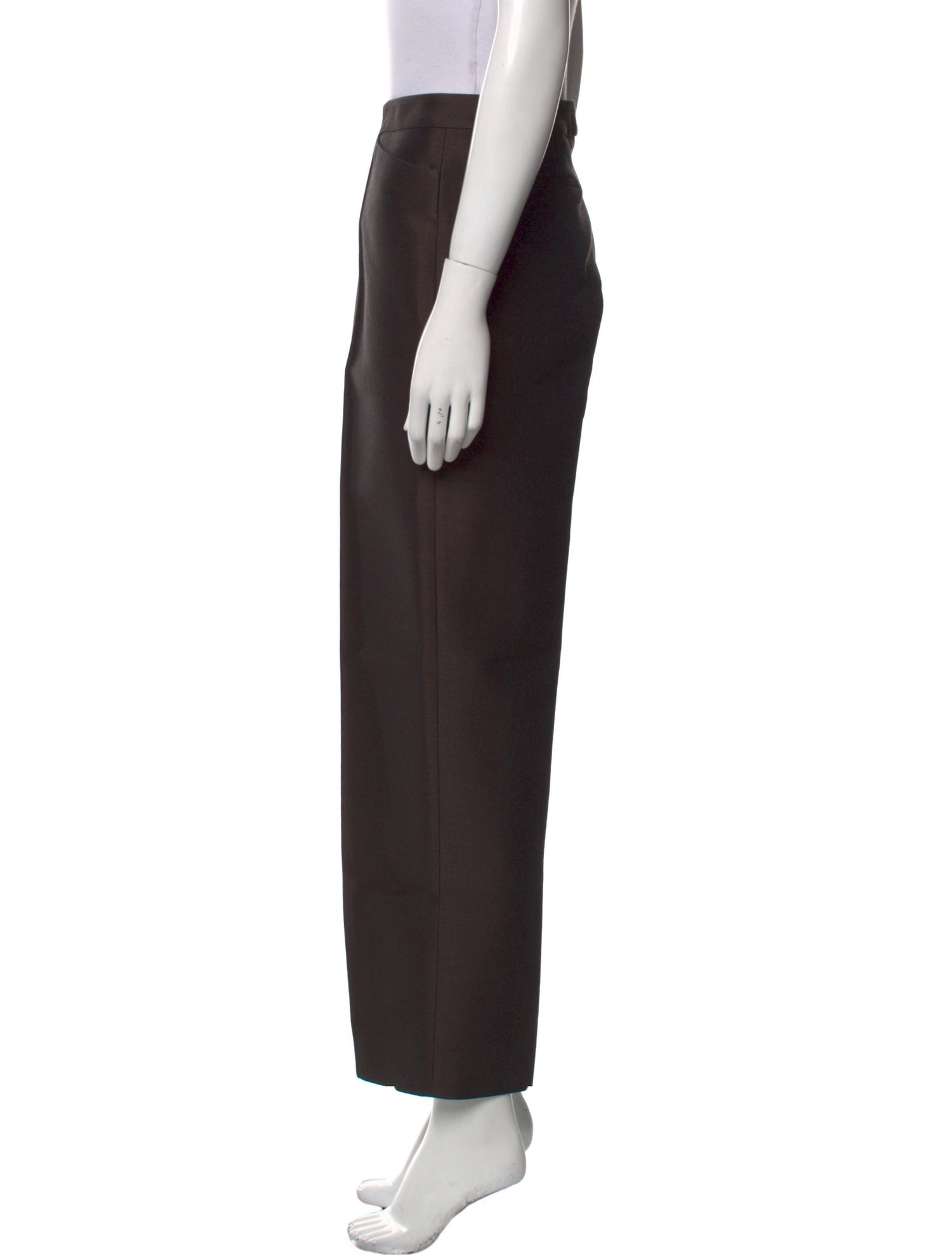 Carolina Herrera Virgin Wool Wide Leg Pants