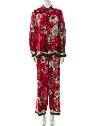 Carolina Herrera Printed Pant Set