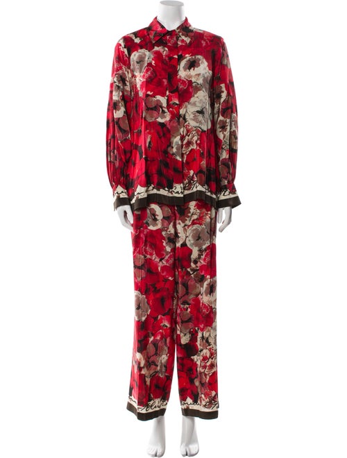 Carolina Herrera Printed Pant Set