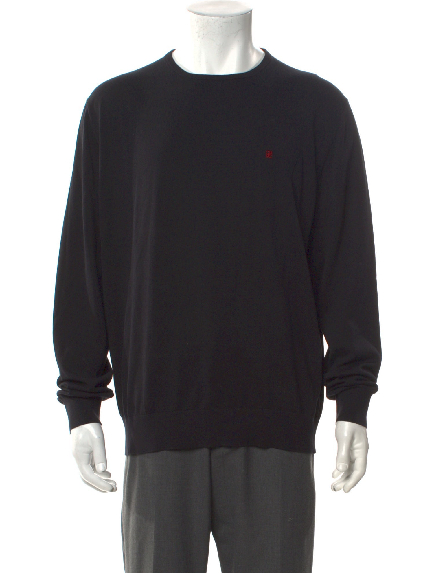 Carolina Herrera Crew Neck Long Sleeve Henley