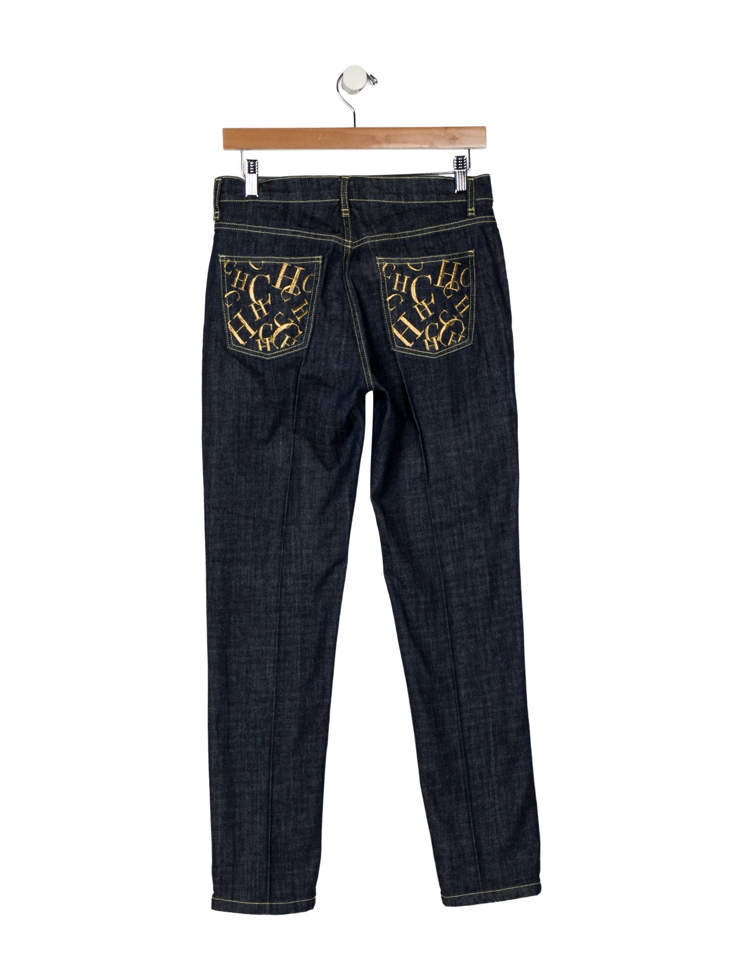 Carolina Herrera Mid-Rise Straight Leg Jeans