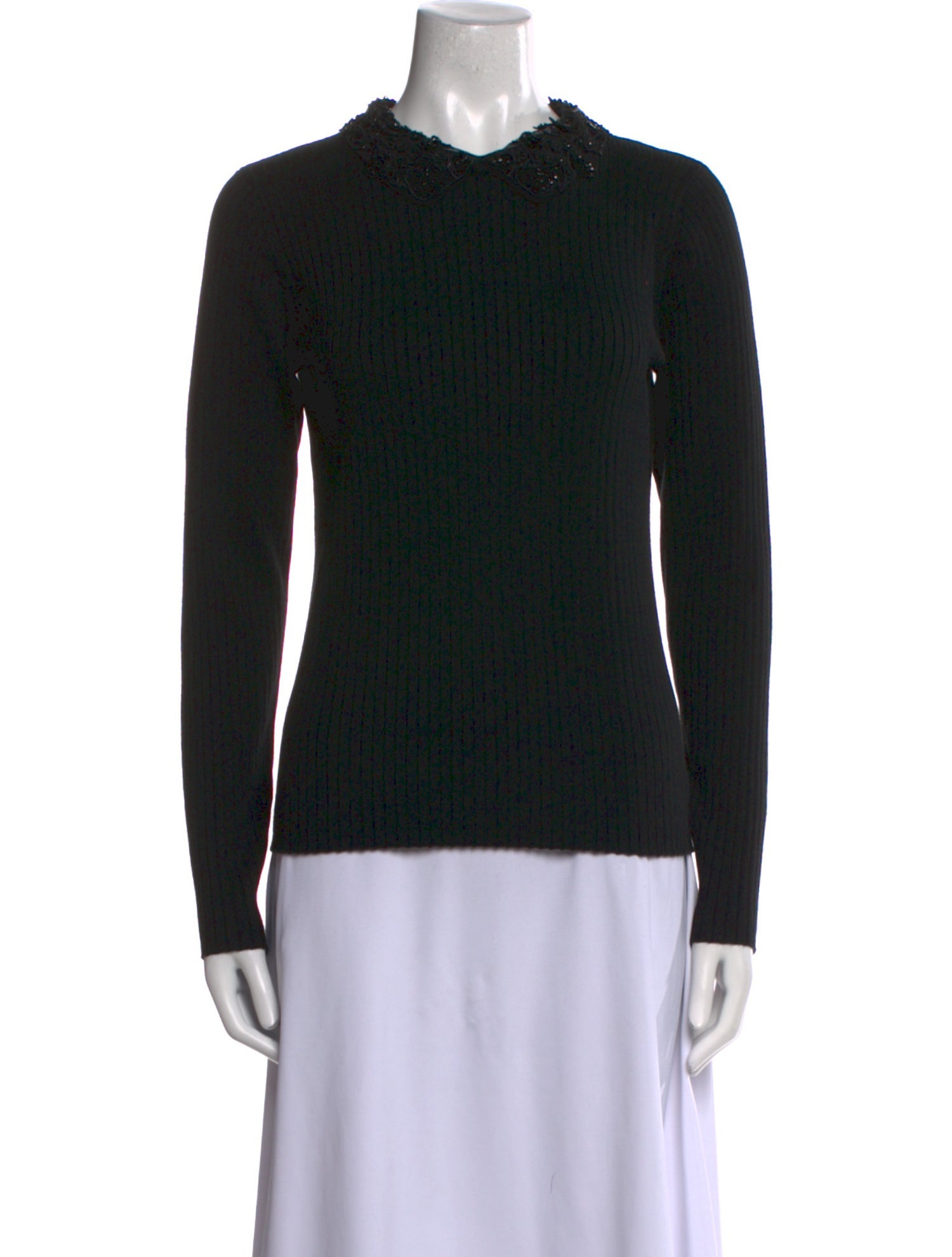Carolina Herrera Wool Mock Neck Sweatshirt w/ Tags