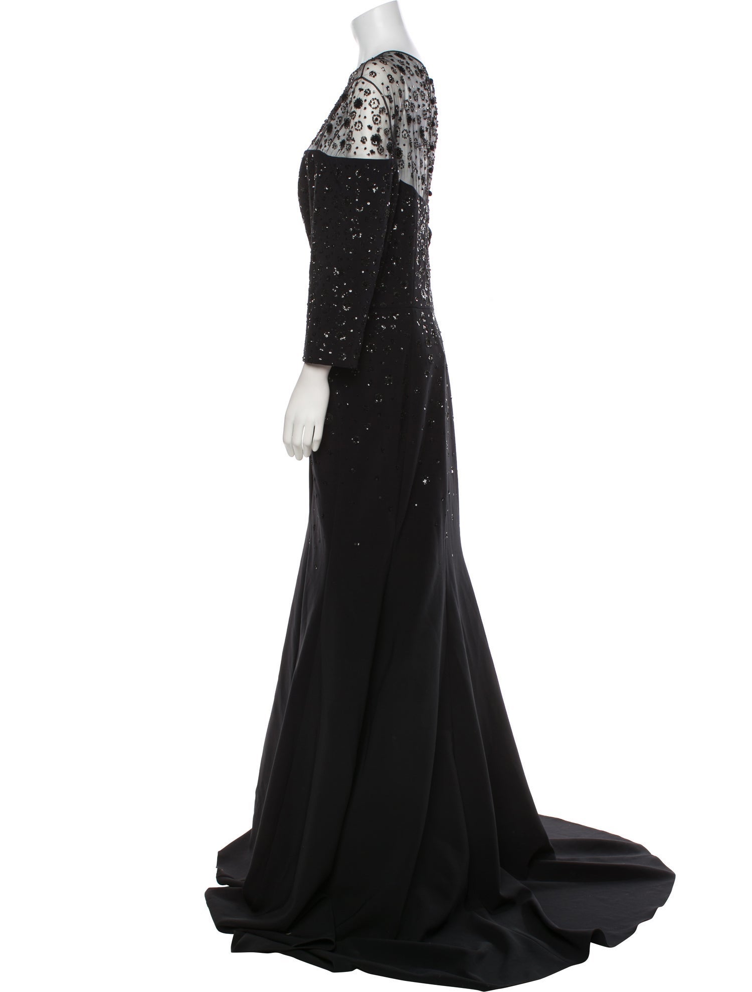 Carolina Herrera Crew Neck Long Dress w/ Tags