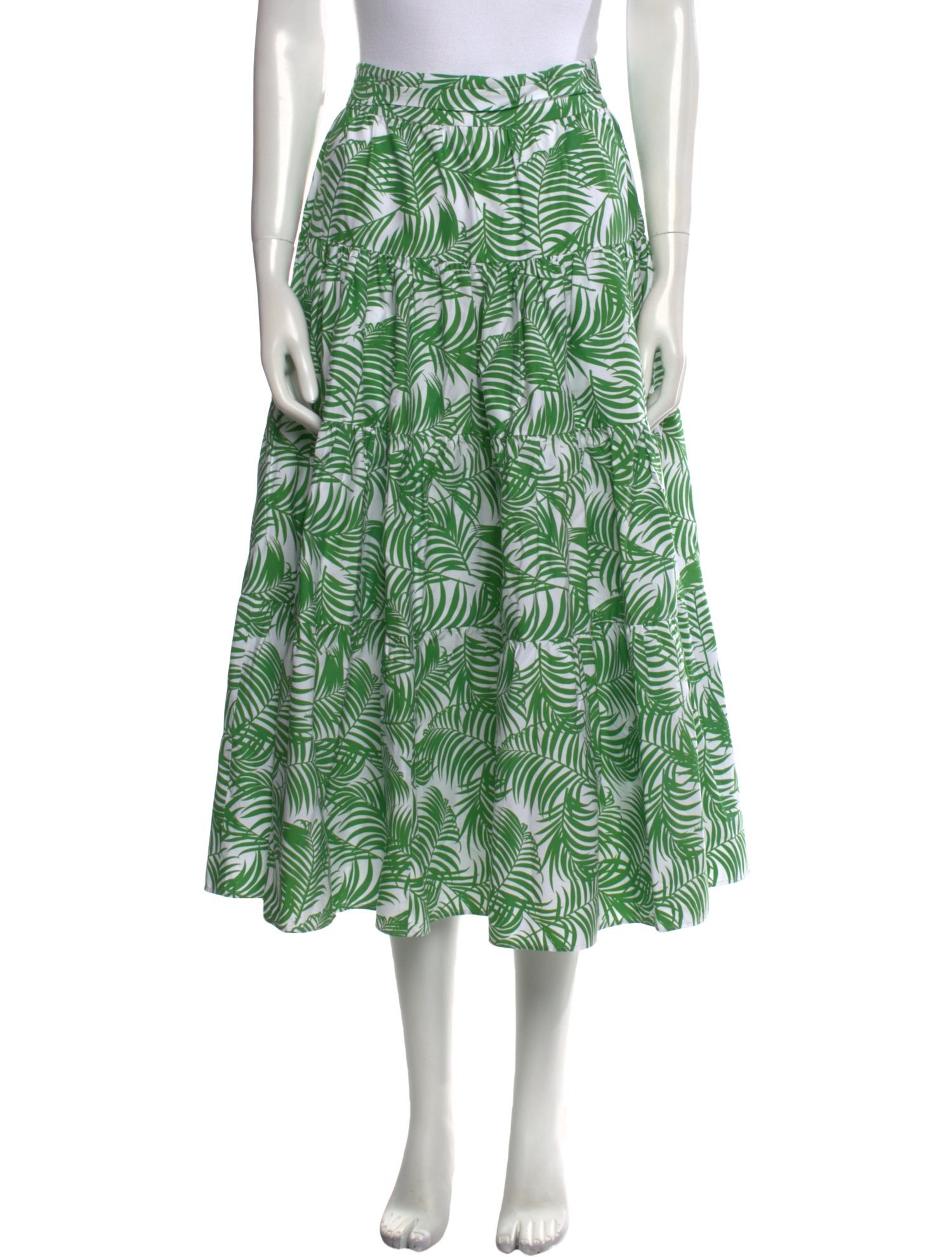 Carolina Herrera Printed Midi Length Skirt