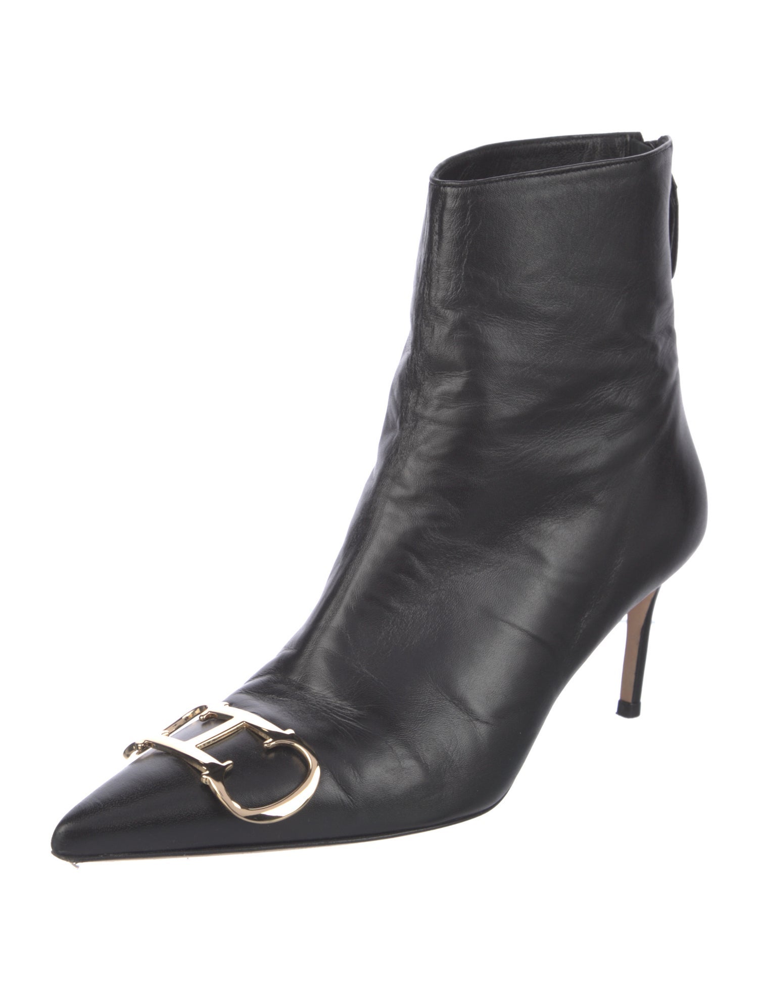 Carolina Herrera Leather Boots