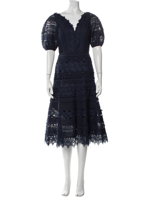 Carolina Herrera Nylon Midi Length Dress