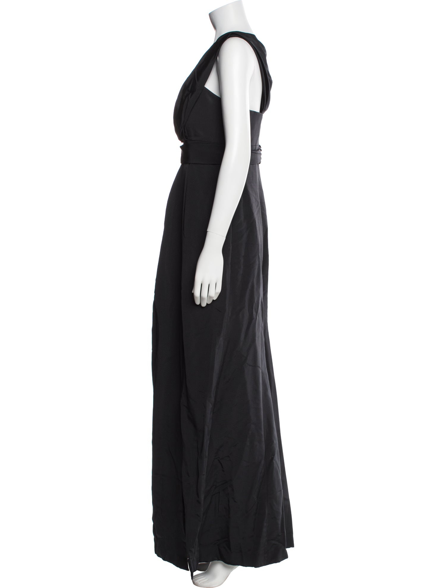 Carolina Herrera Cowl Neck Long Dress