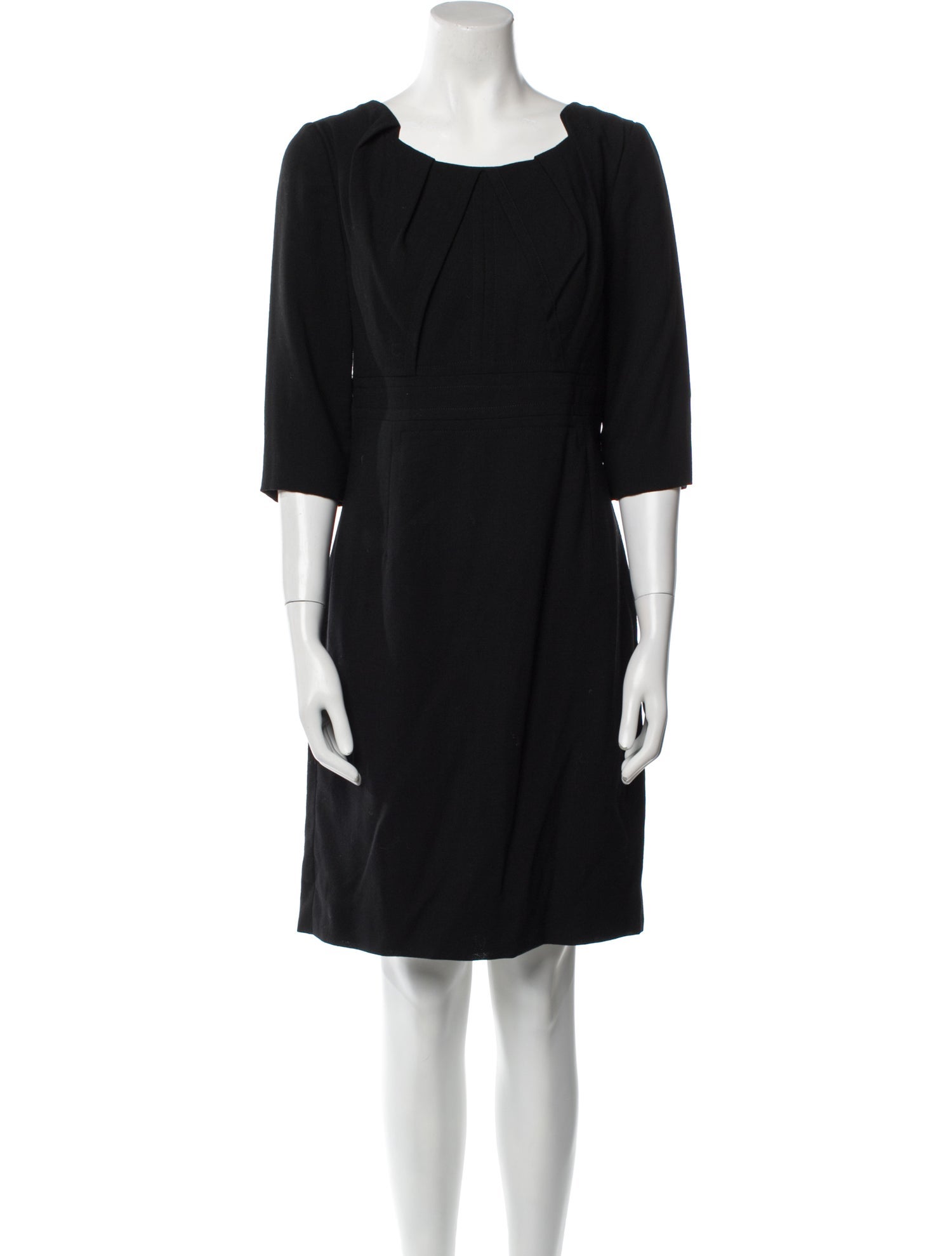 Carolina Herrera Wool Knee-Length Dress