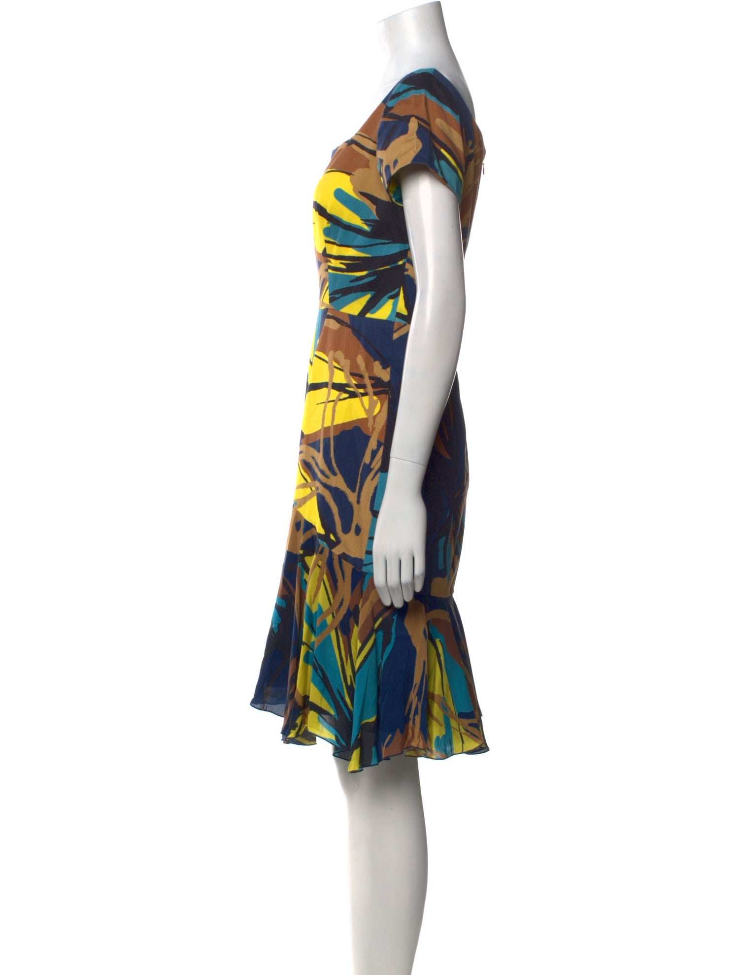 Carolina Herrera Printed Knee-Length Dress