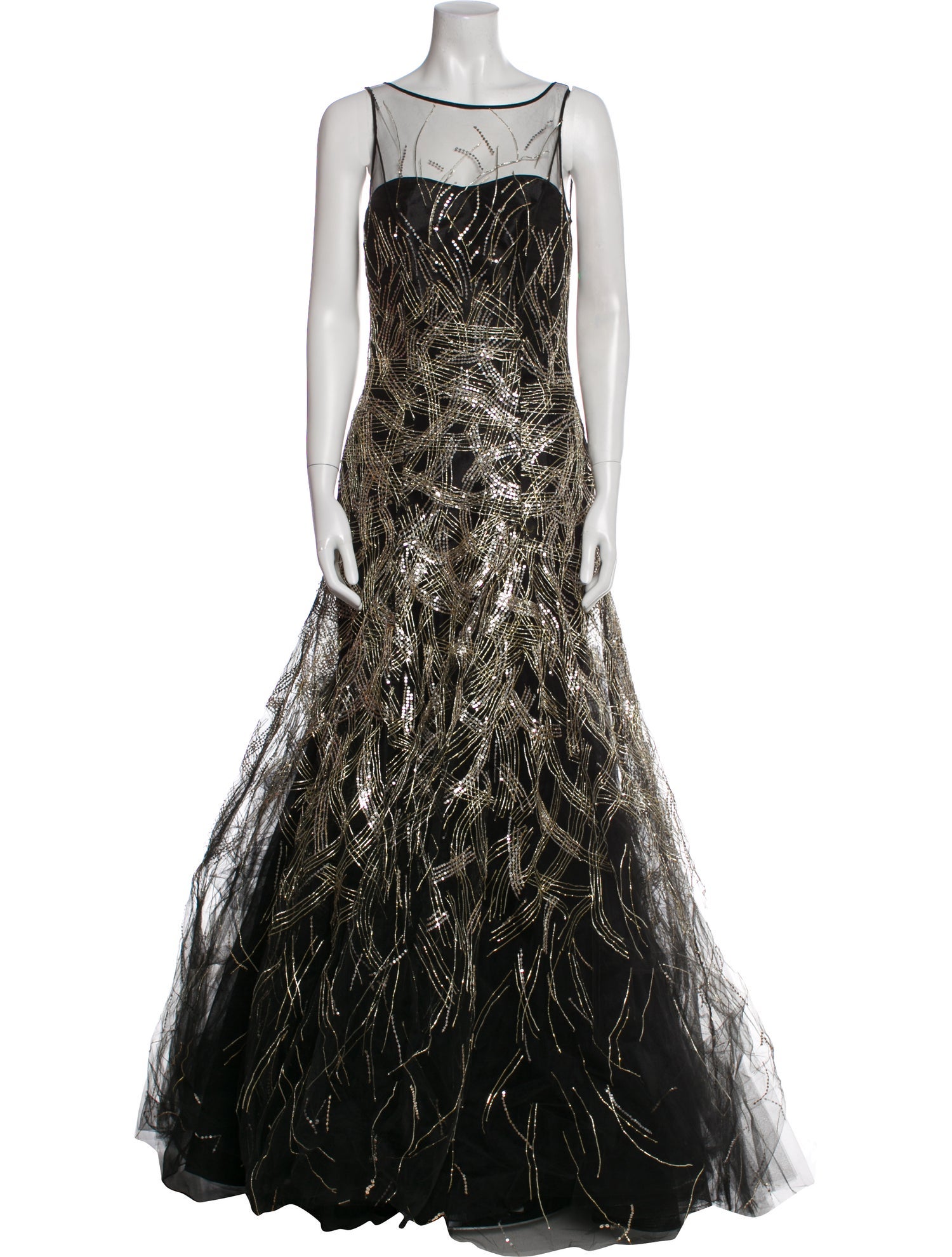 Carolina Herrera Printed Long Dress