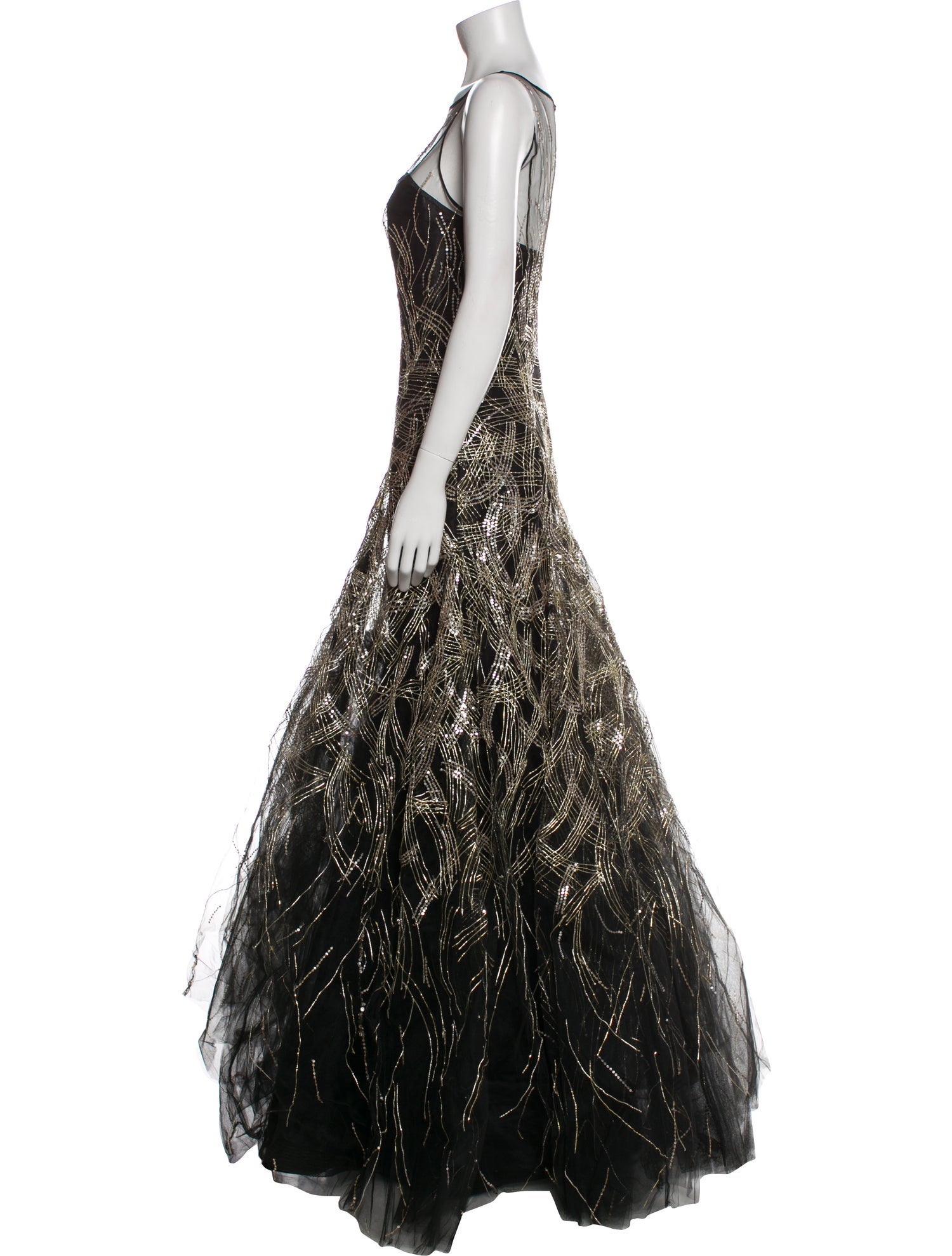 Carolina Herrera Printed Long Dress