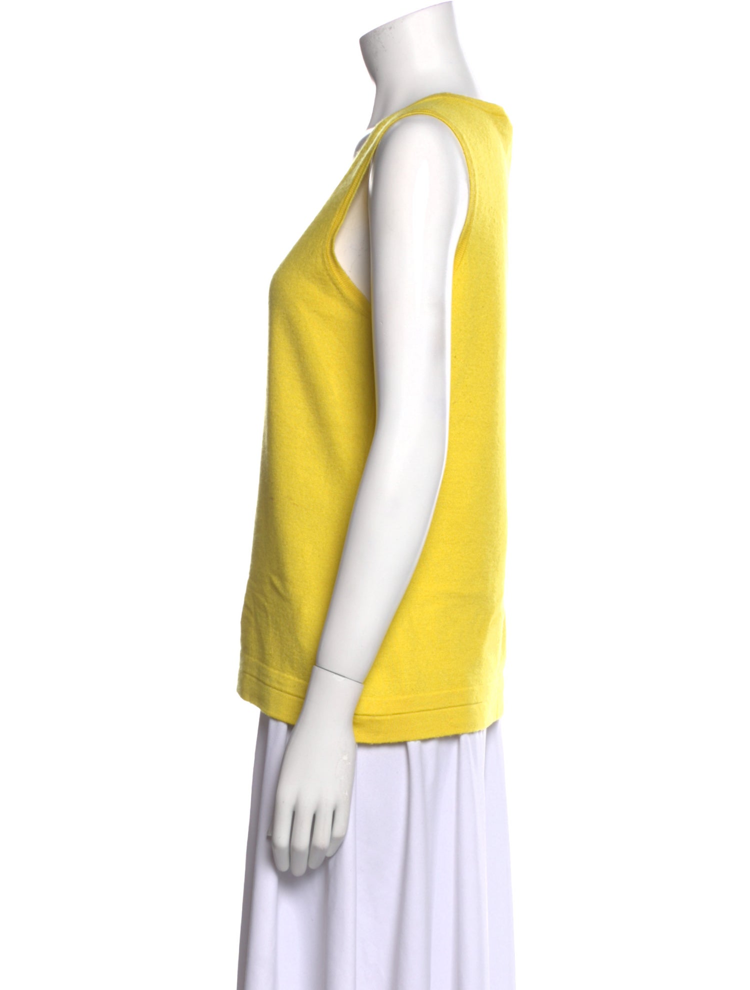Carolina Herrera Virgin Wool Scoop Neck Top