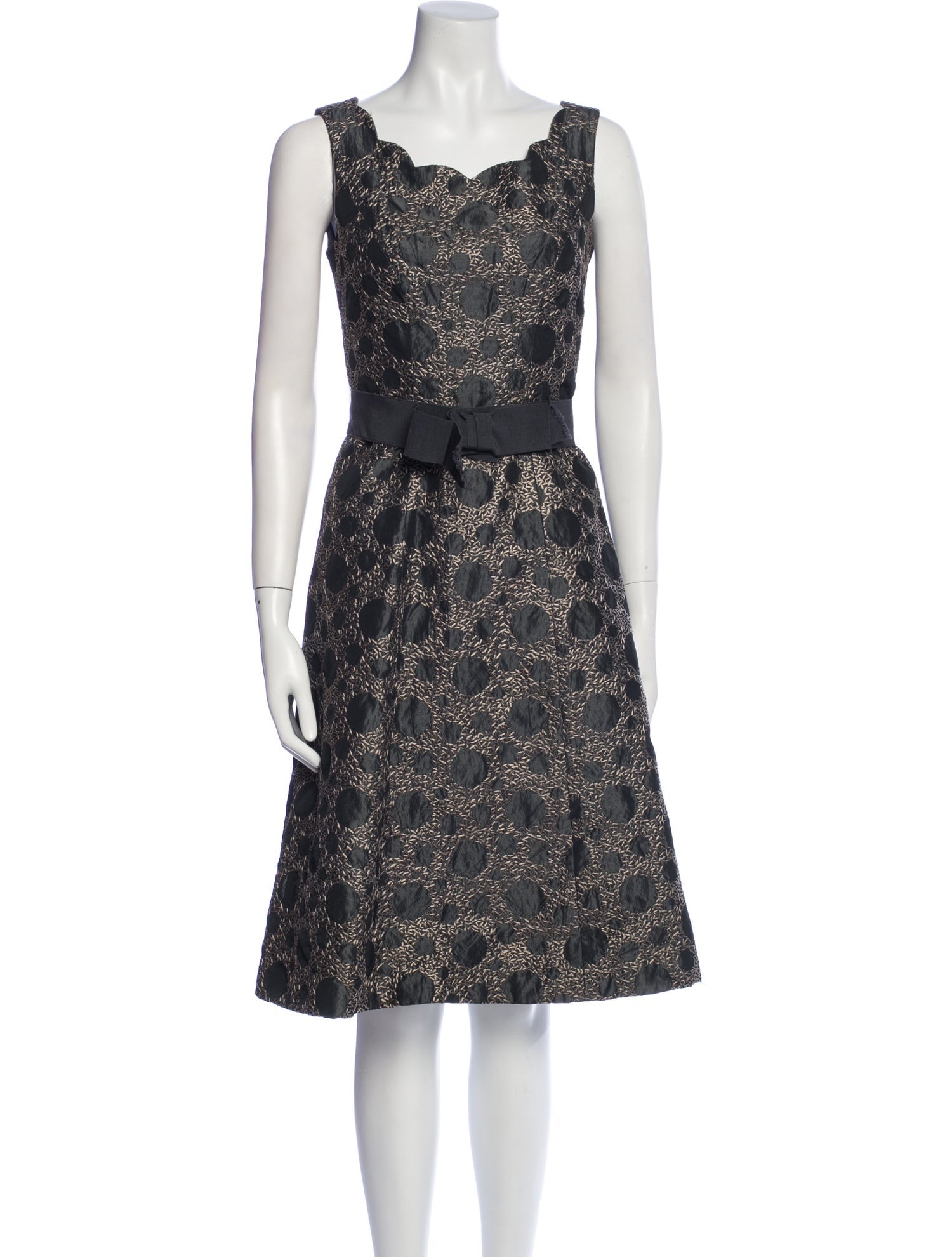 Carolina Herrera Silk Knee-Length Dress