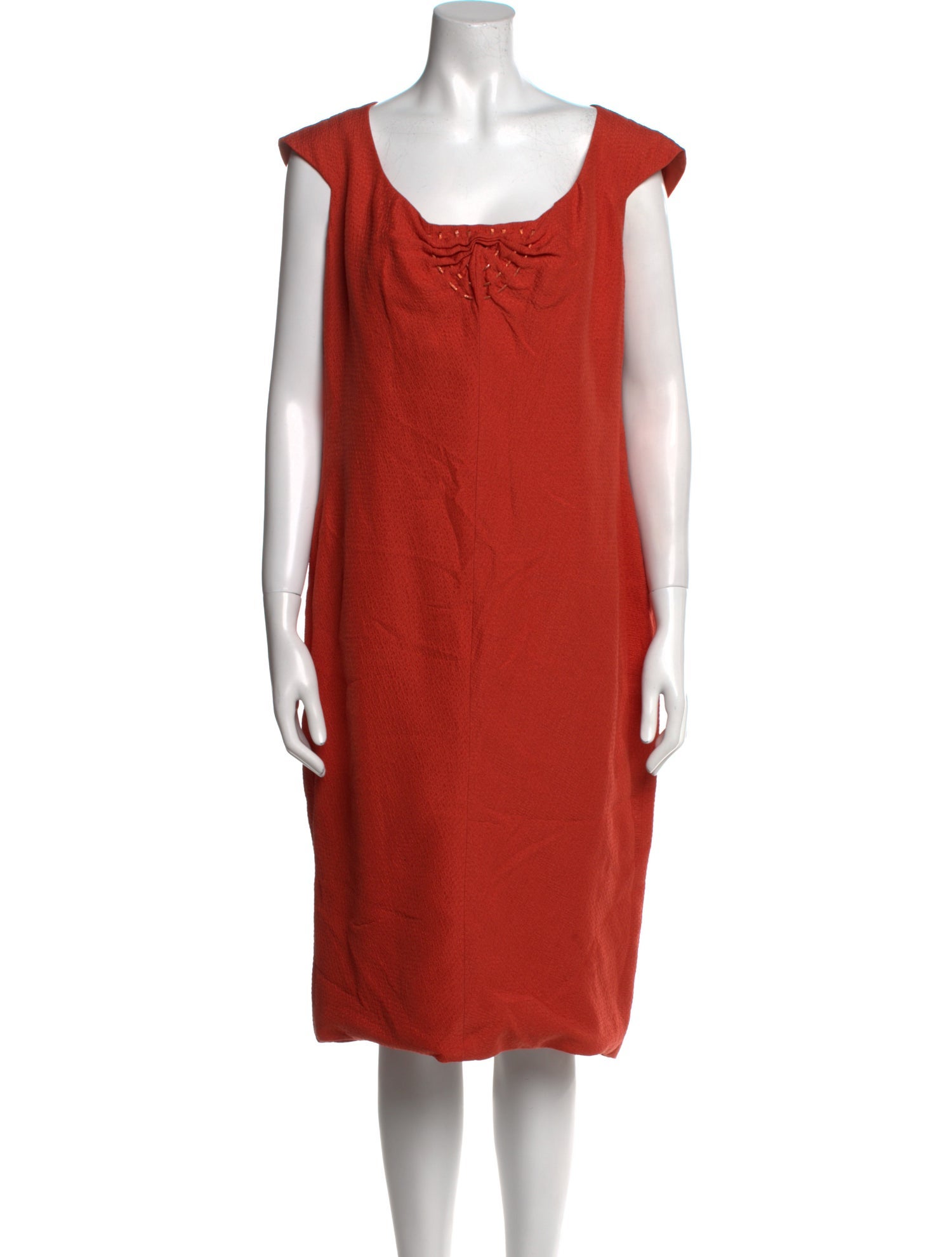 Carolina Herrera Silk Midi Length Dress