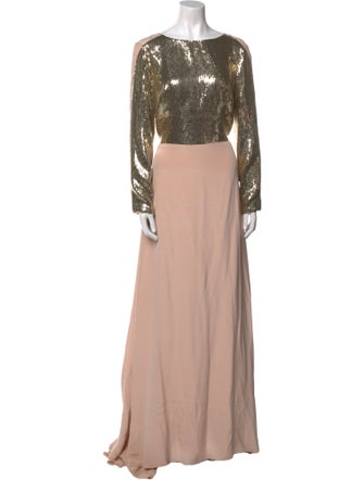Carolina Herrera Silk Long Dress