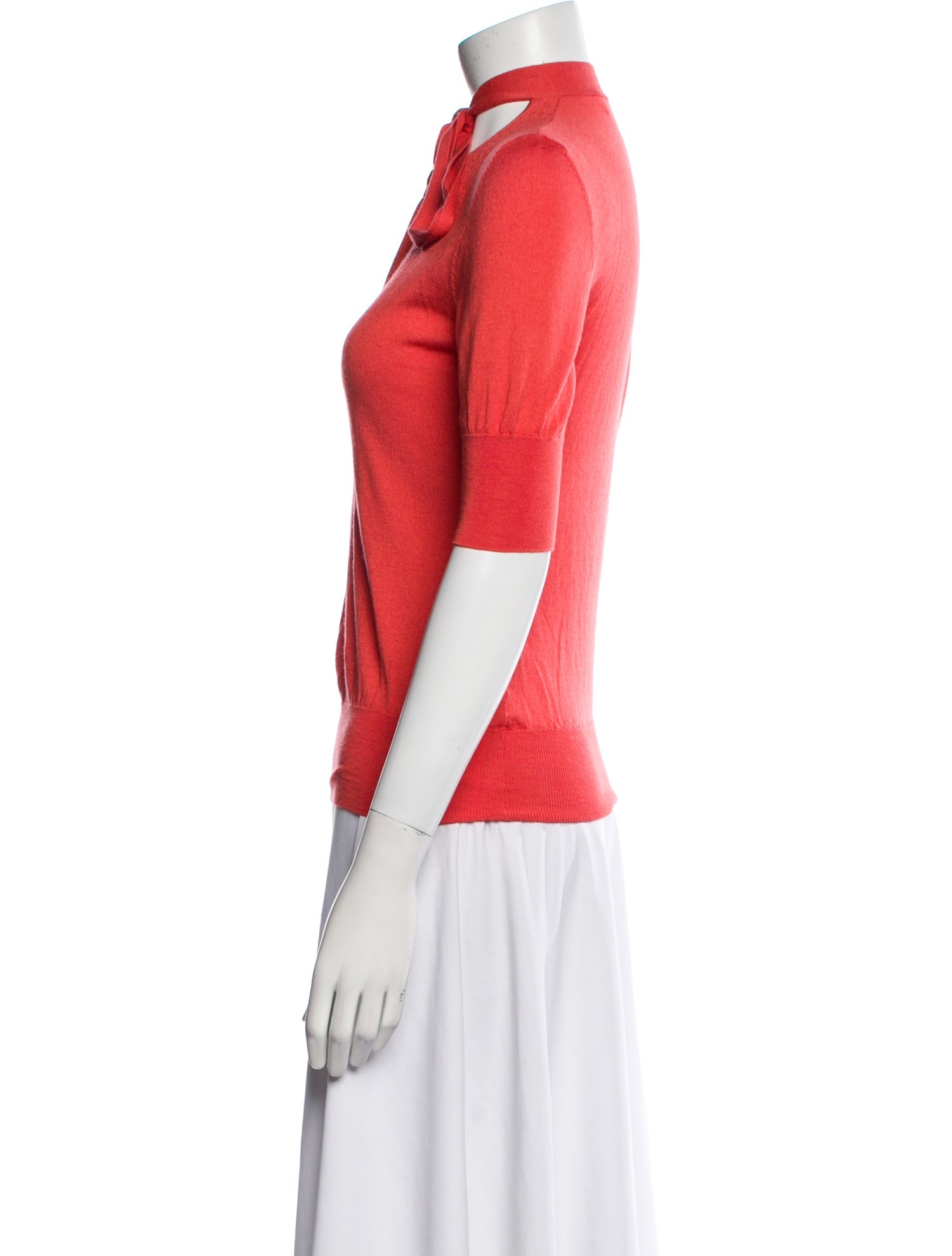 Carolina Herrera Cashmere Mock Neck Sweater