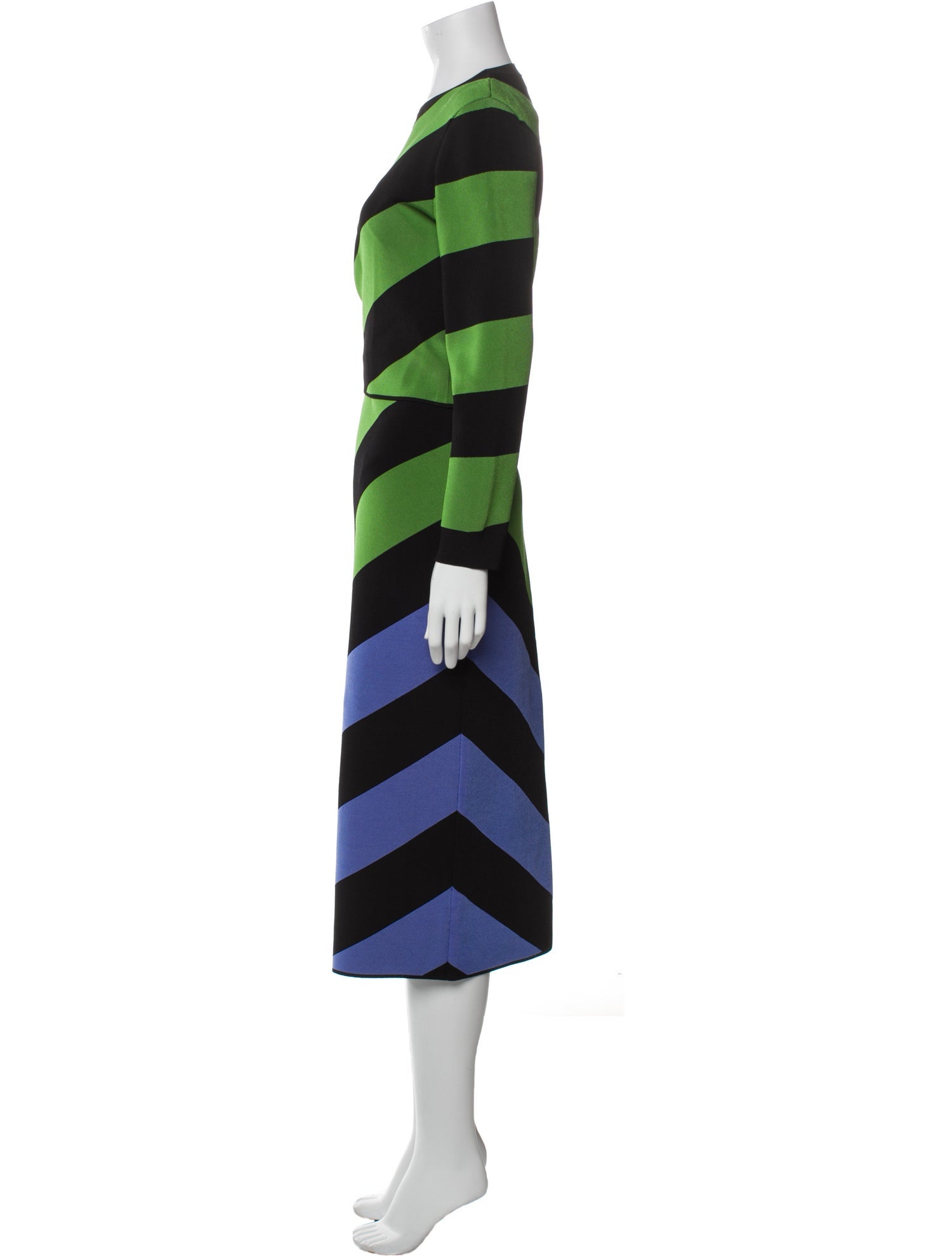 Carolina Herrera Striped Skirt Set