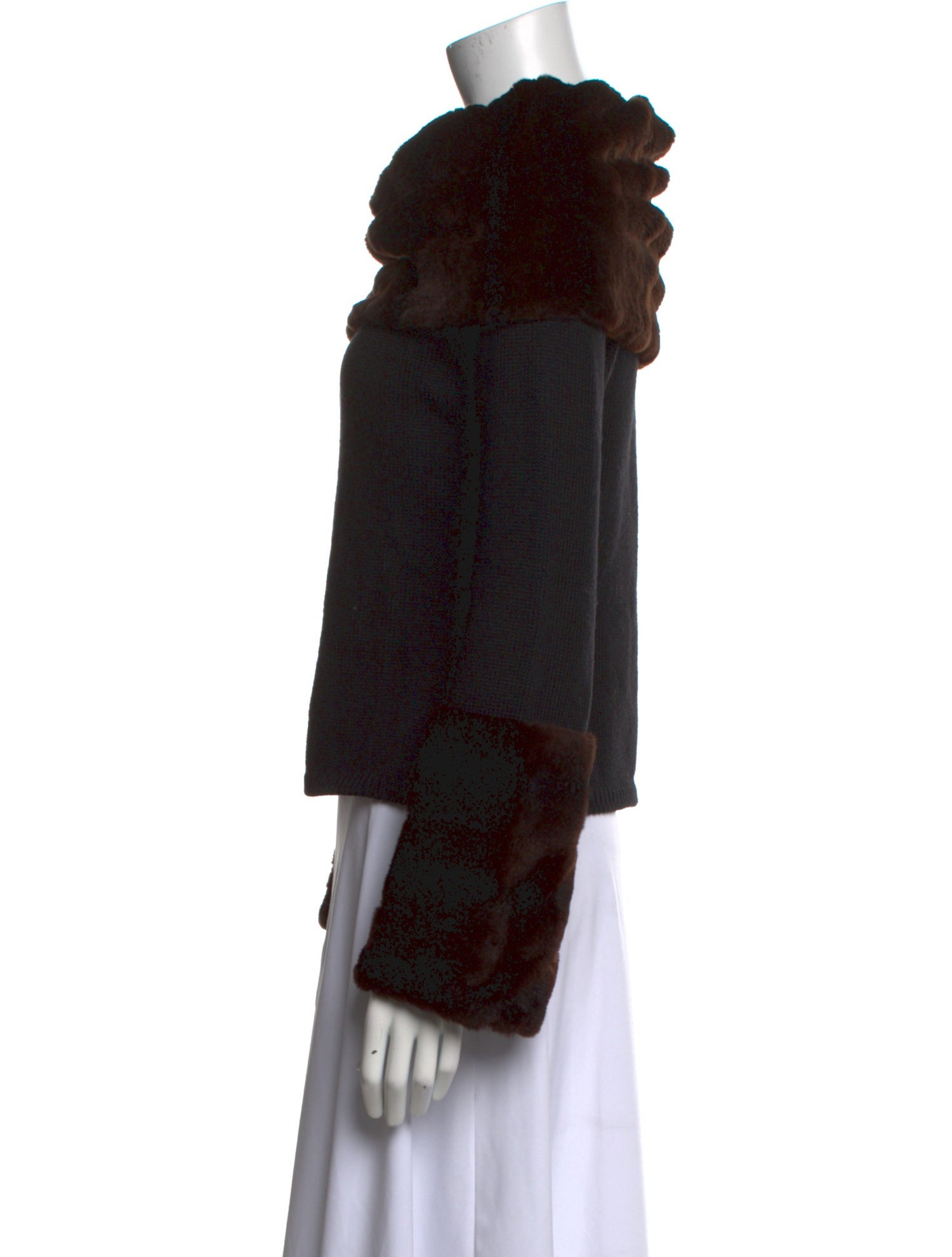 Carolina Herrera Wool Cowl Neck Sweater