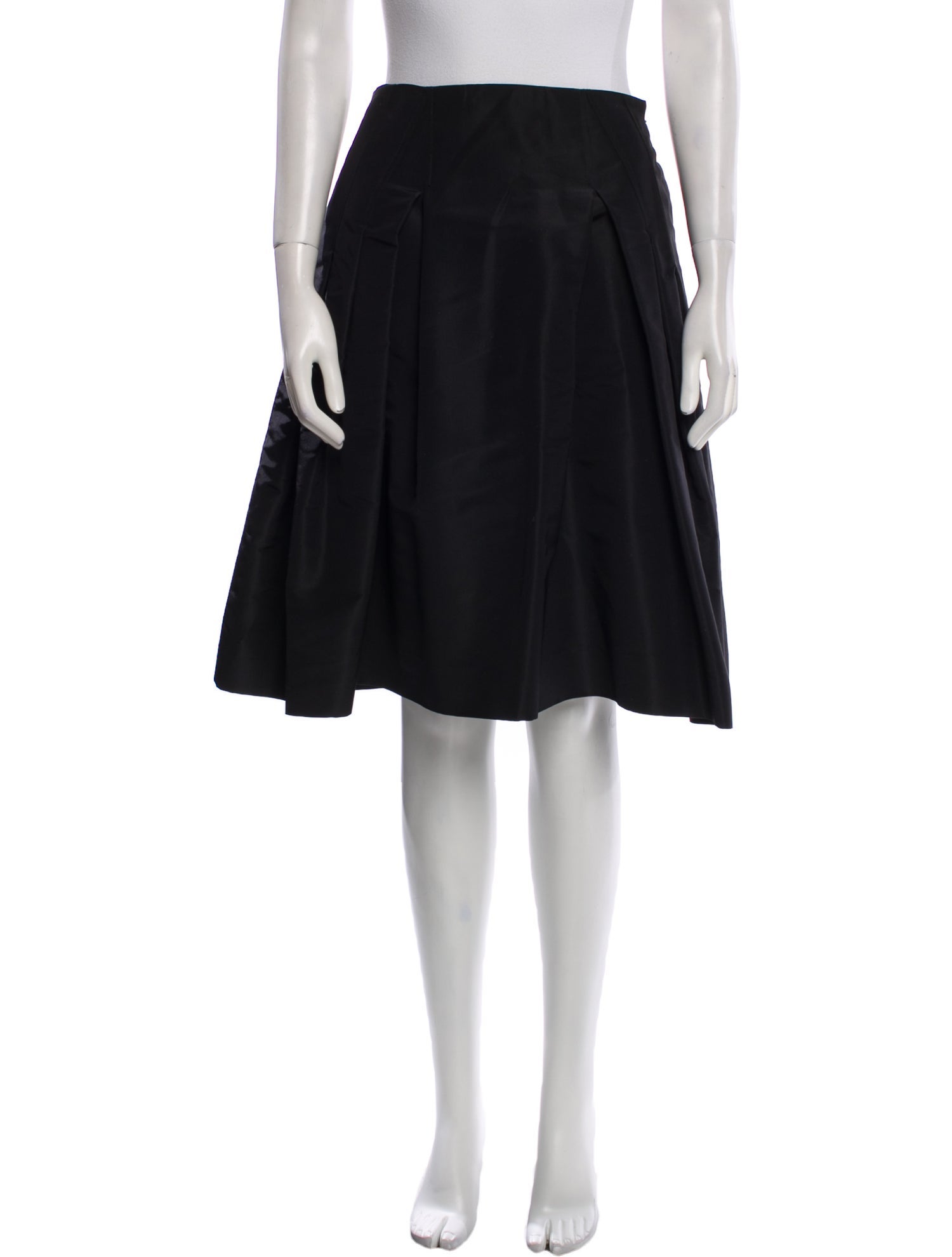 Carolina Herrera Silk Knee-Length Skirt
