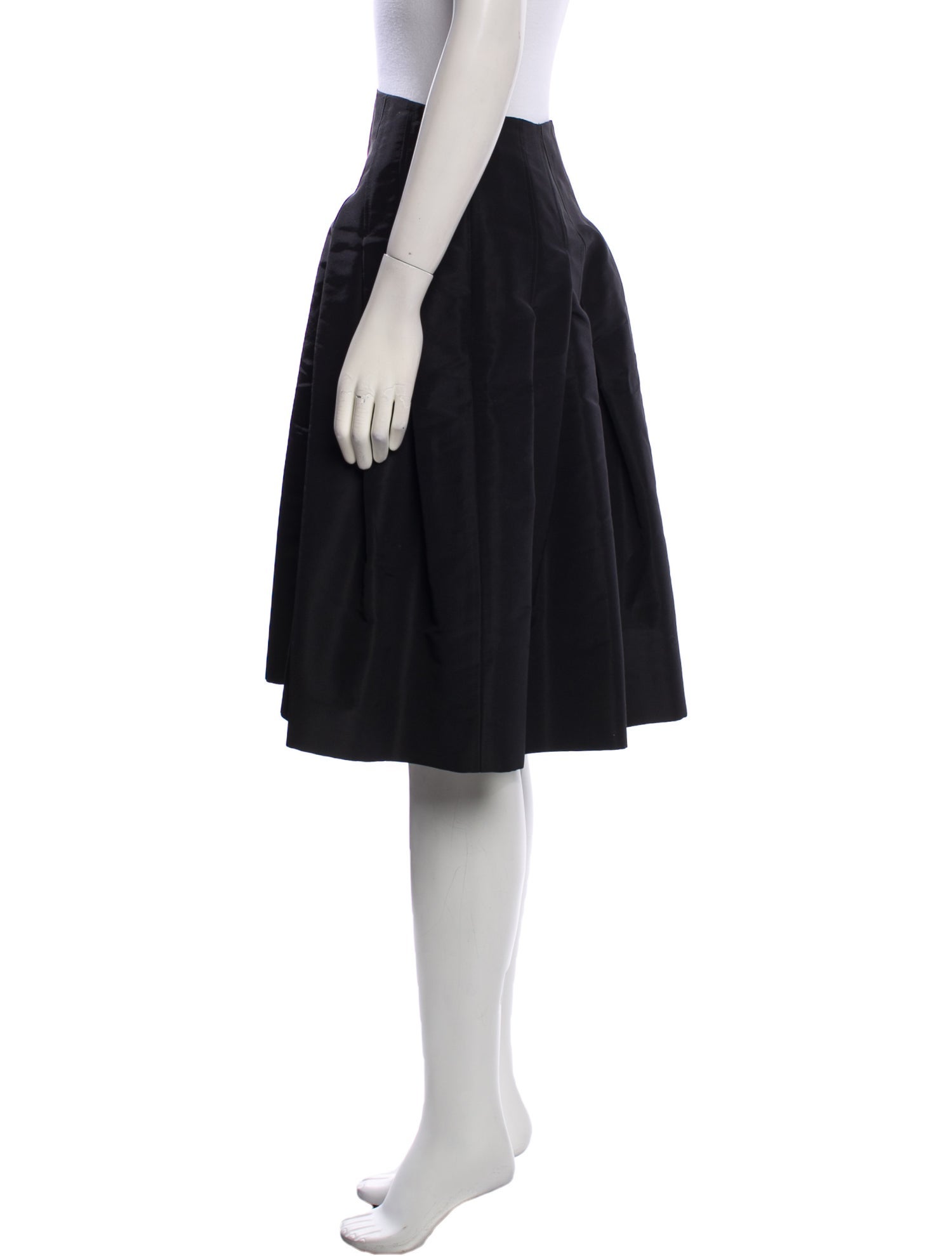 Carolina Herrera Silk Knee-Length Skirt