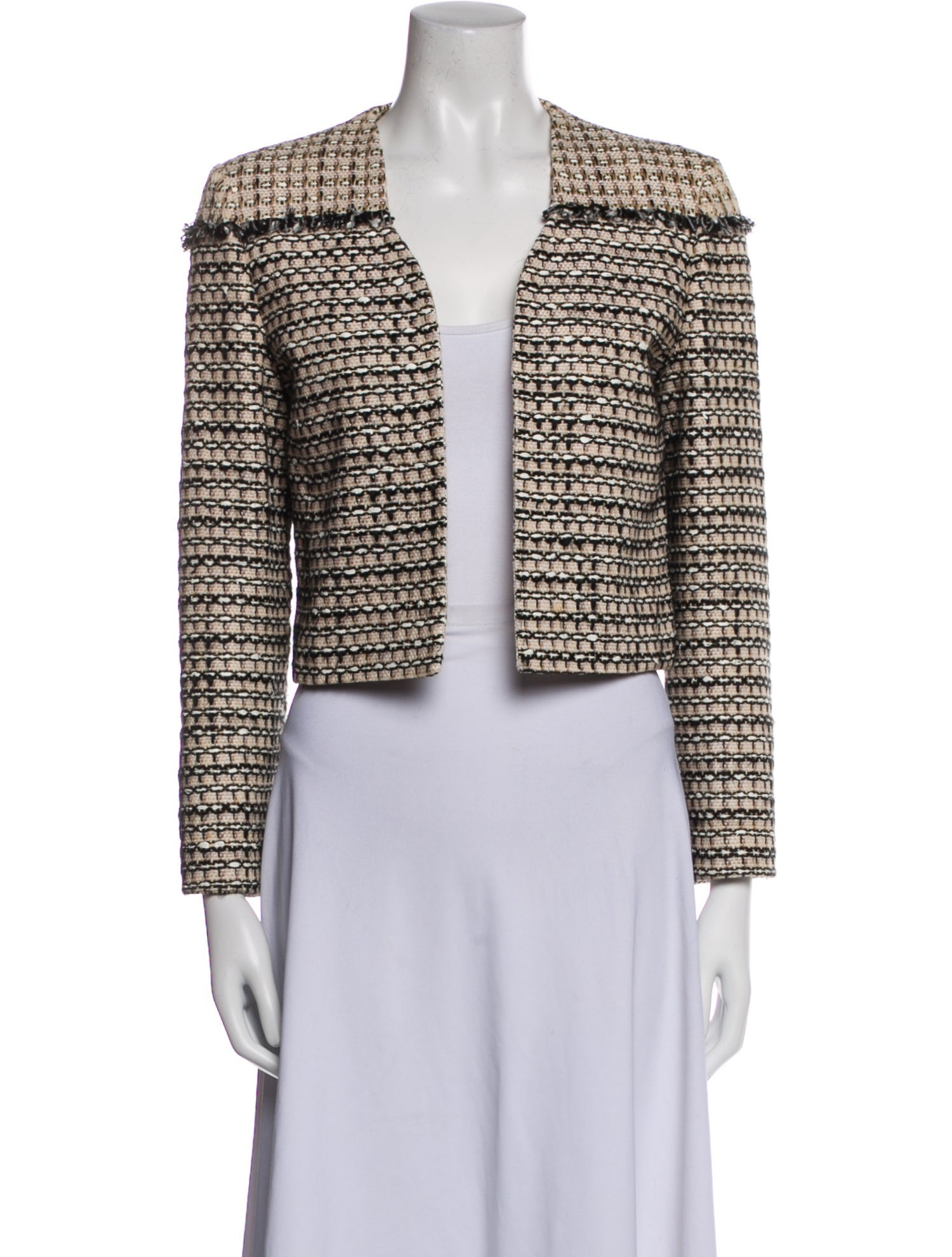 Carolina Herrera Striped Evening Jacket