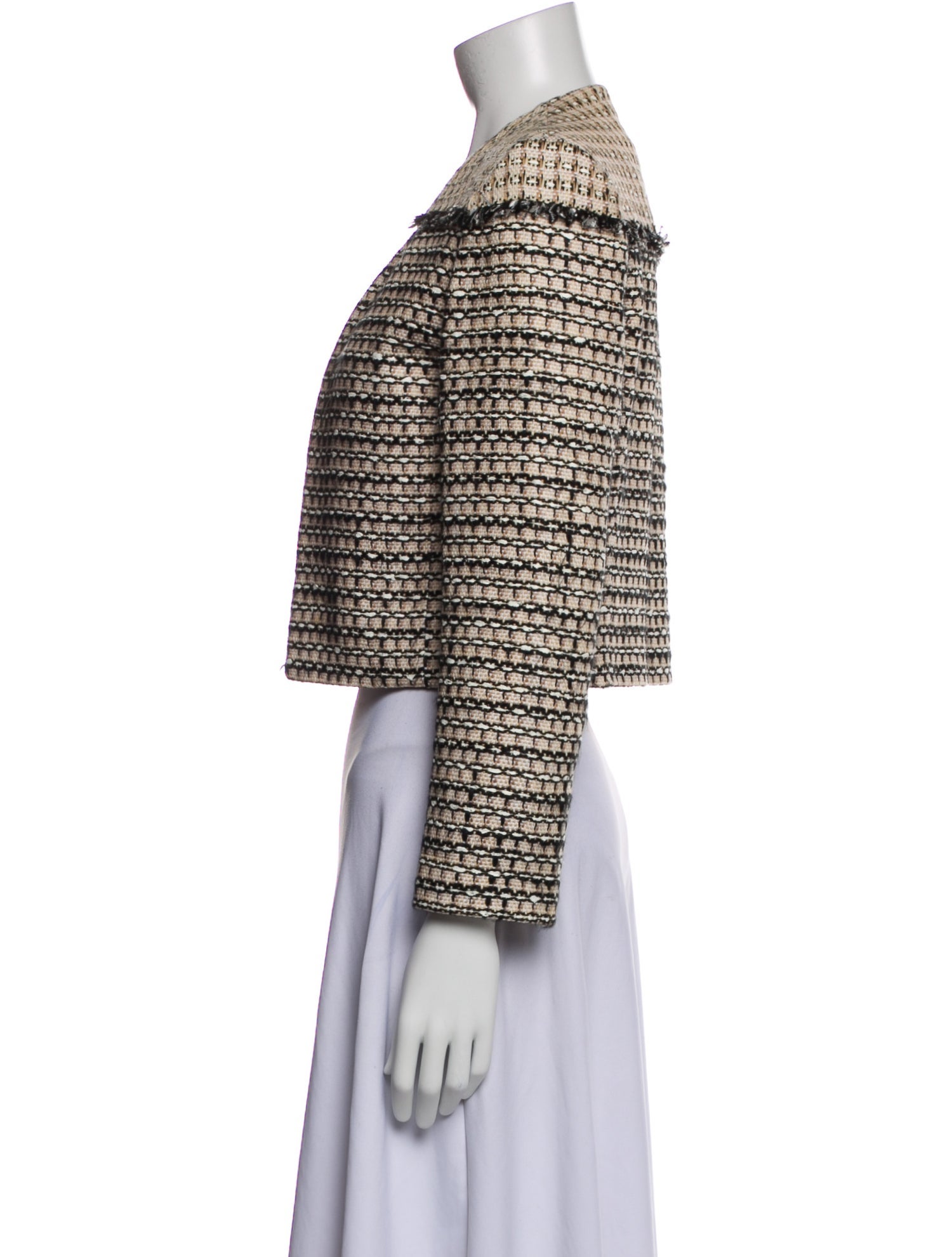 Carolina Herrera Striped Evening Jacket